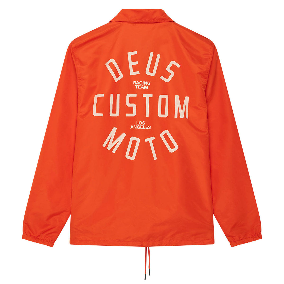 Deus Ex Machina Engineer Nylon Coach Jacket - Tangerine Tango image 4