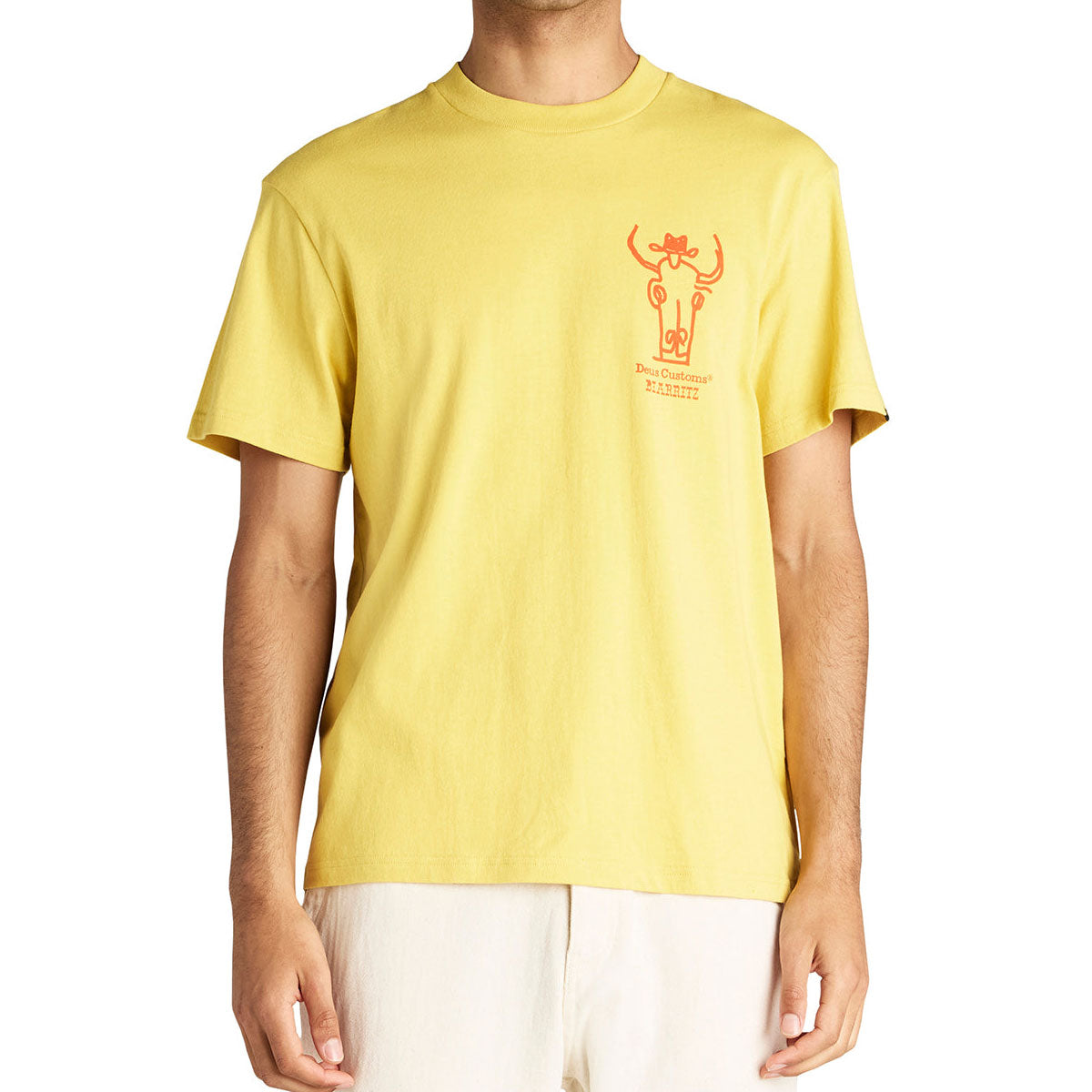 Deus Ex Machina Showdown T-Shirt - Super Lemon image 4