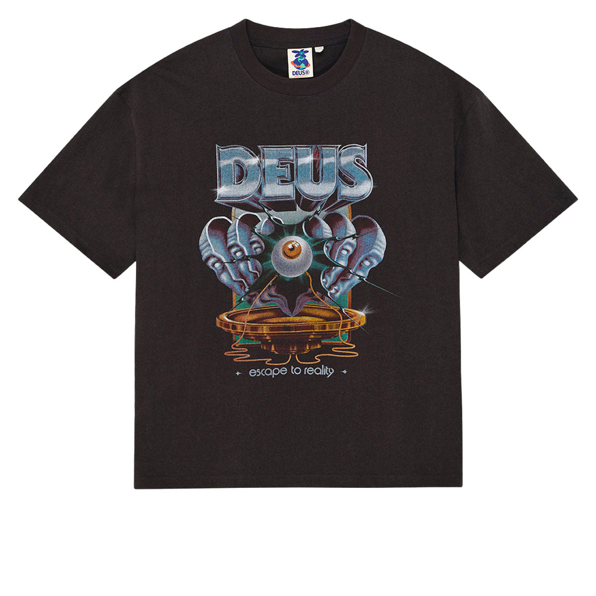 Deus Ex Machina Great Escape T-Shirt - Anthracite image 1