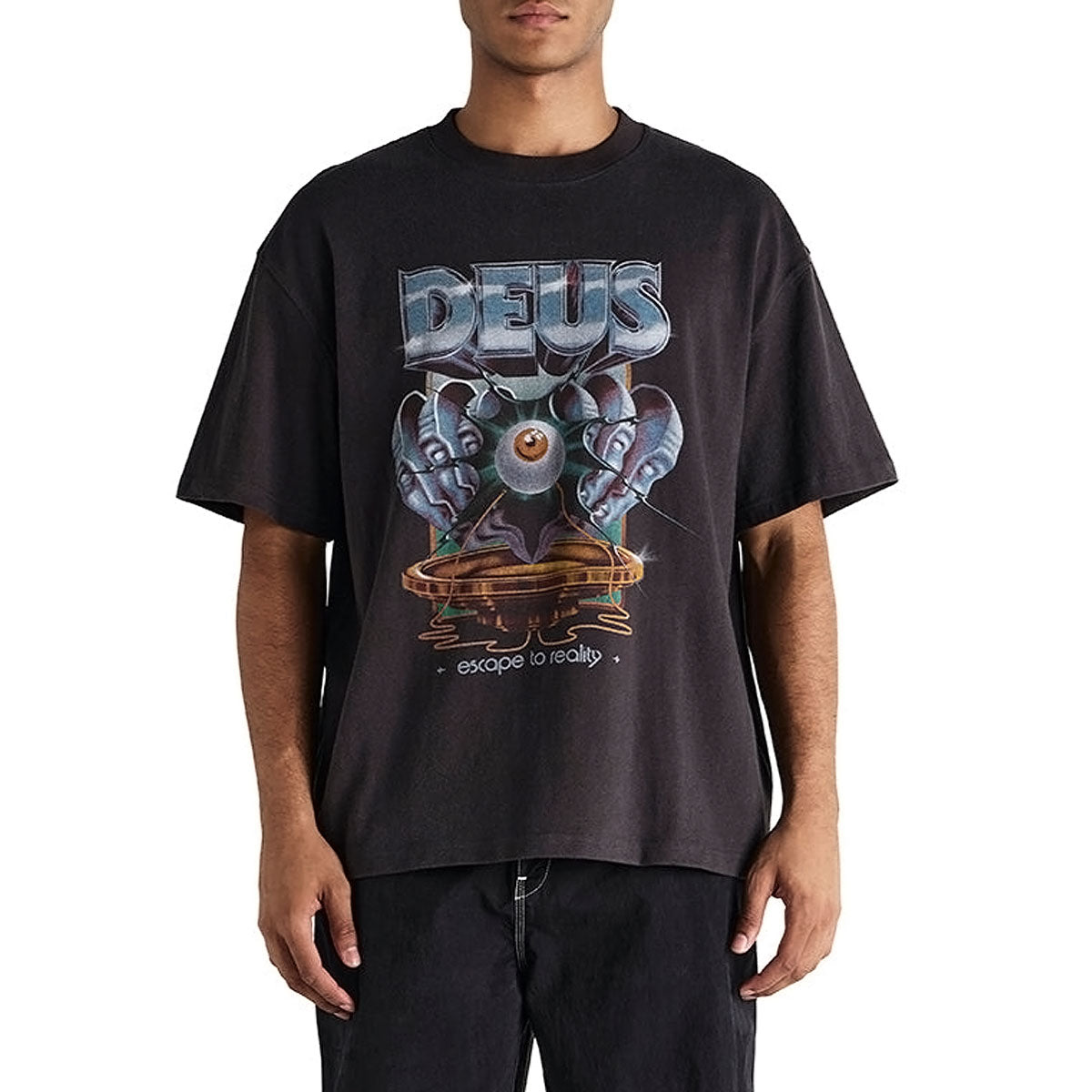 Deus Ex Machina Great Escape T-Shirt - Anthracite image 2