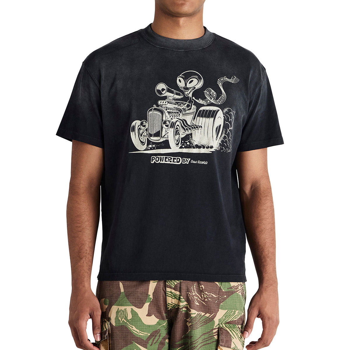 Deus Ex Machina Celestial Rod T-Shirt - Anthracite image 4