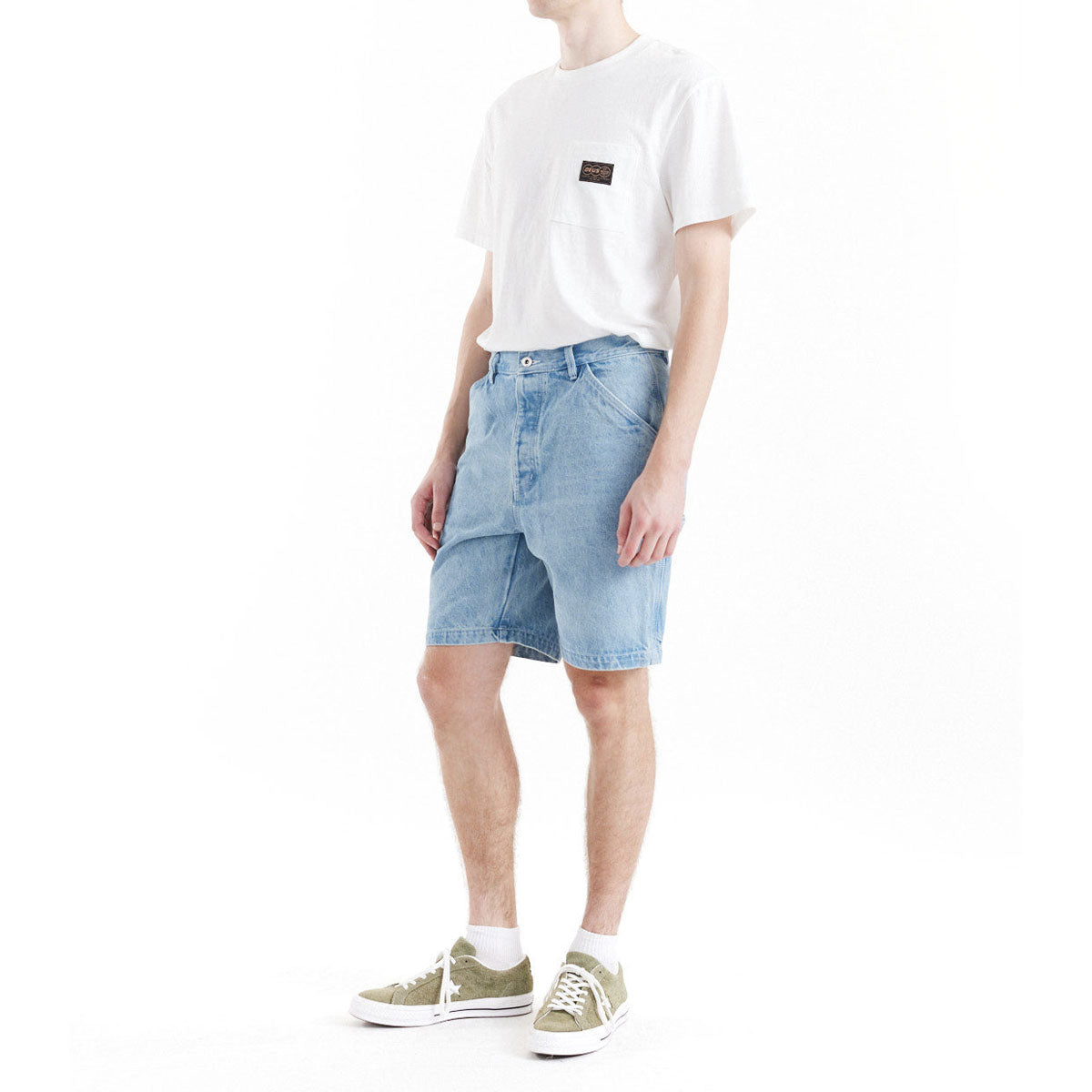 Deus Ex Machina Big Fella Denim Shorts - Light Stone image 5