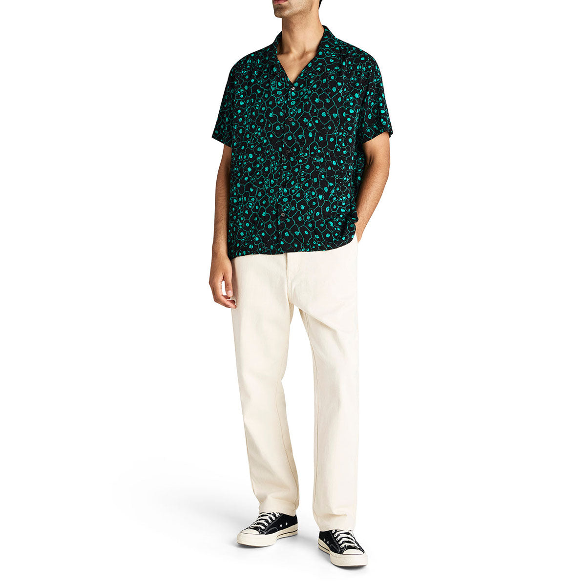 Deus Ex Machina Plant Cell Shirt - Biscay Green image 3