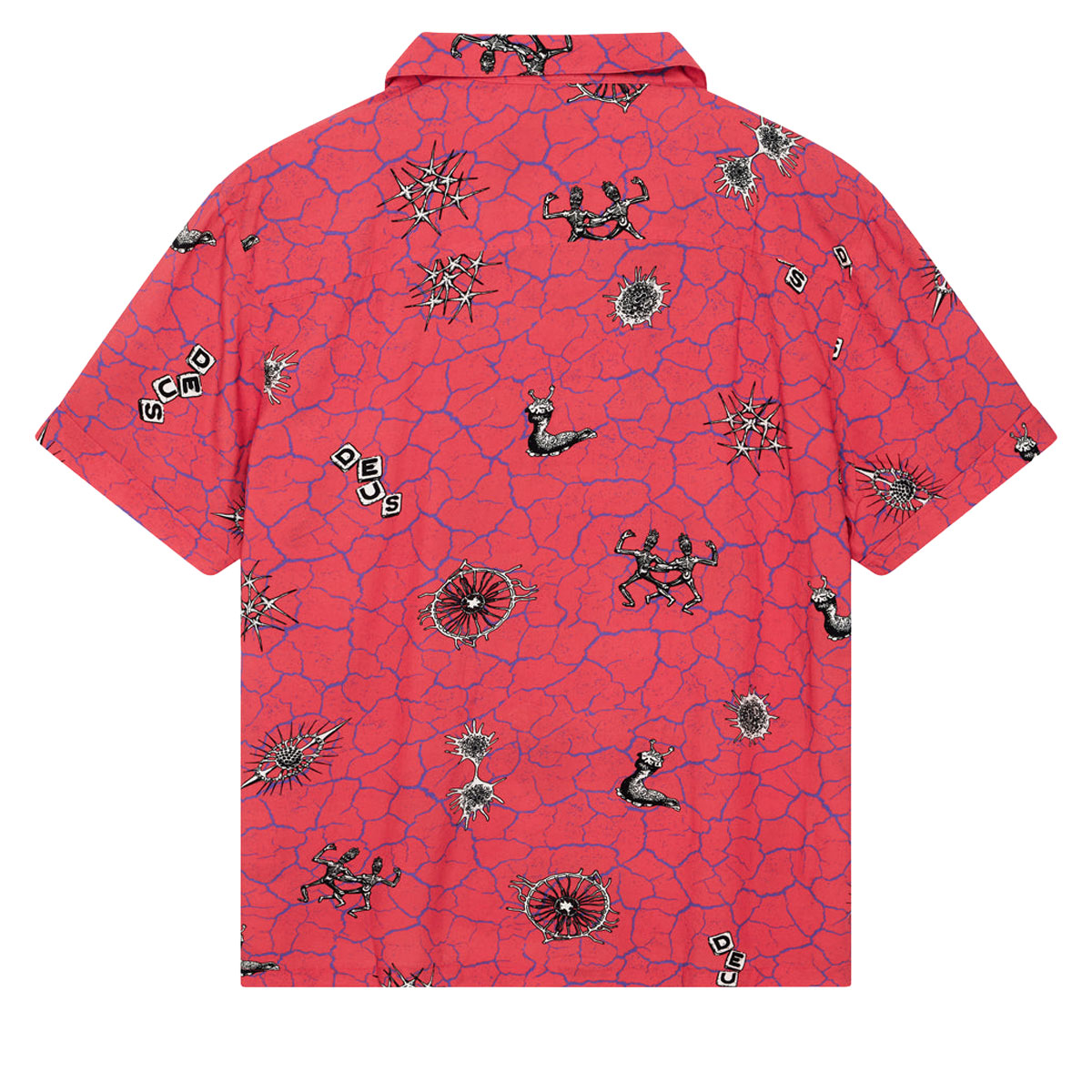Deus Ex Machina Vibrant Virus Shirt - Strawberry image 6