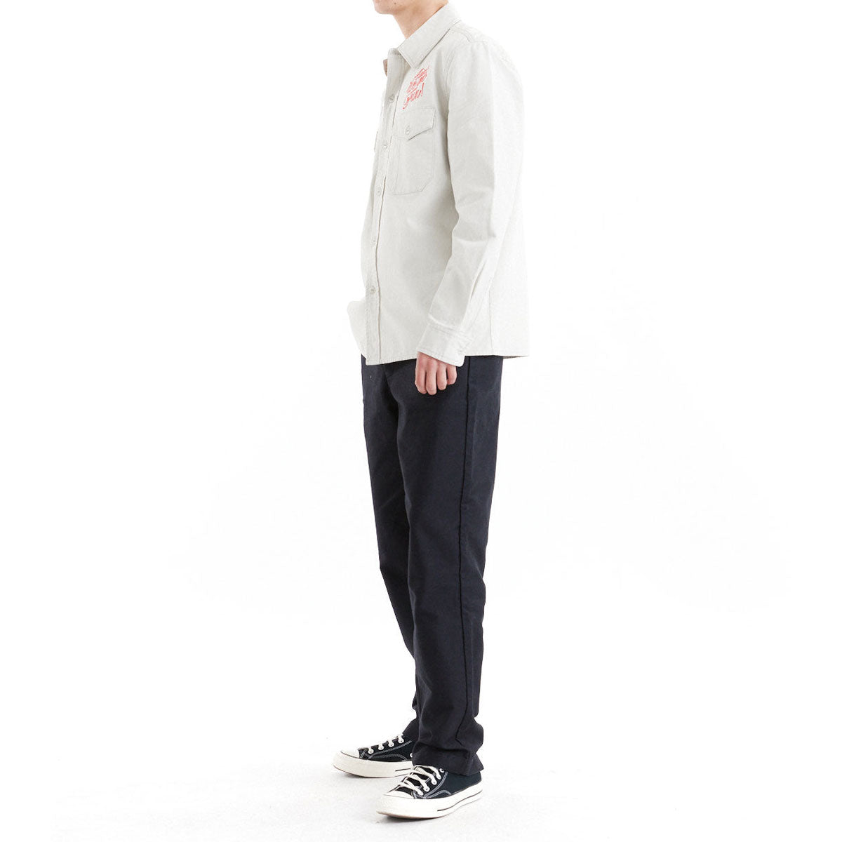 Deus Ex Machina Tin Lizzie Long Sleeve Shirt - Dirty White image 3