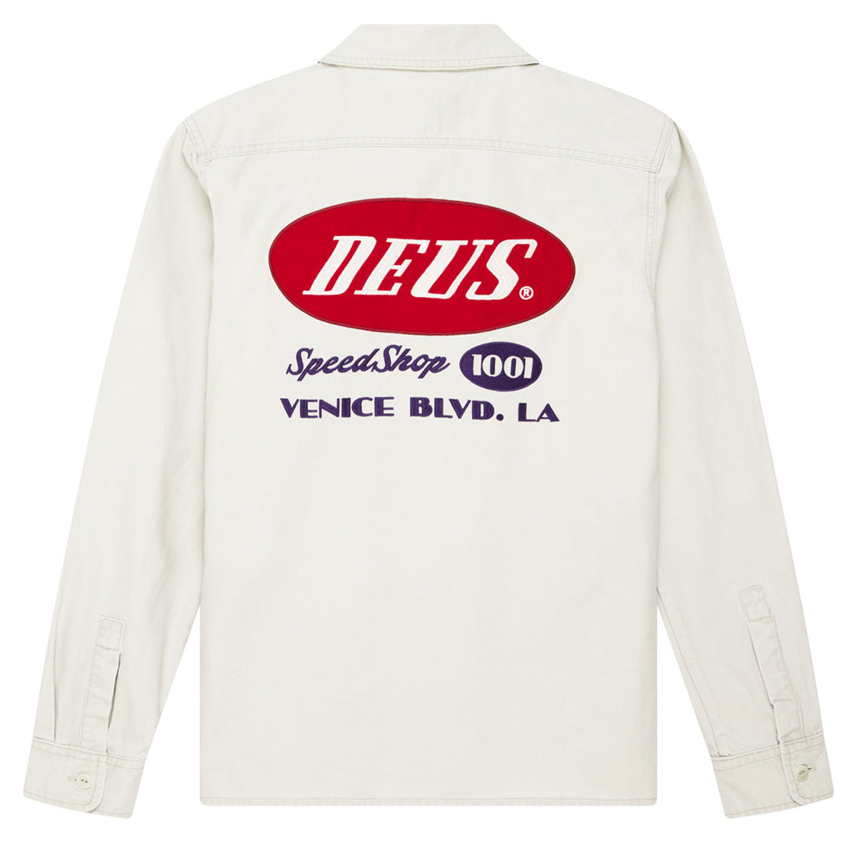 Deus Ex Machina Tin Lizzie Long Sleeve Shirt - Dirty White image 5