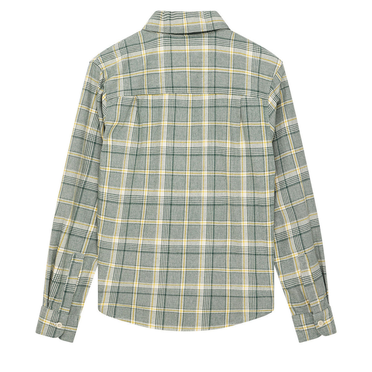 Deus Ex Machina Vacay Check Long Sleeve Shirt - Tendril Green image 3
