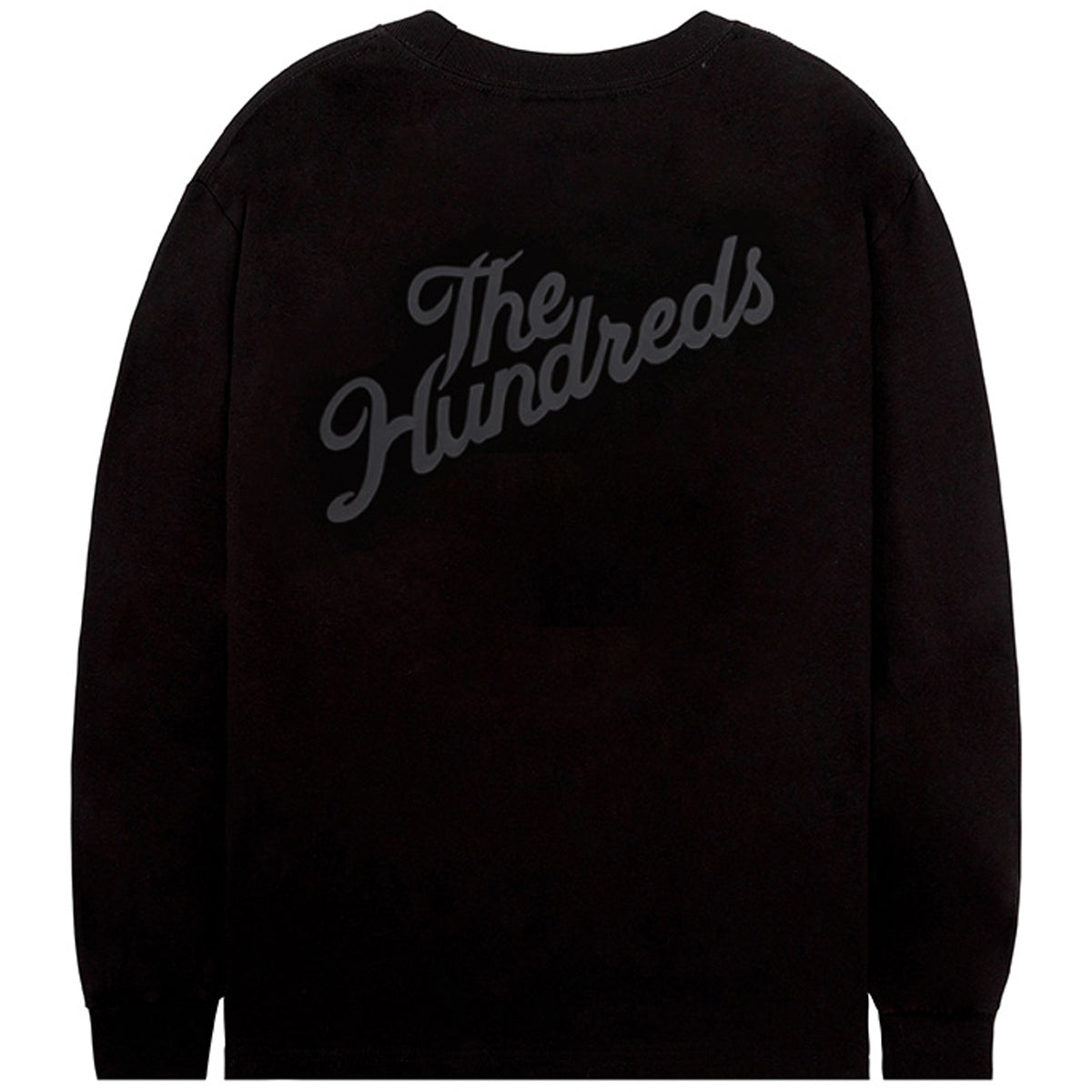 The Hundreds Slant Crest Long Sleeve T-Shirt - Black image 2
