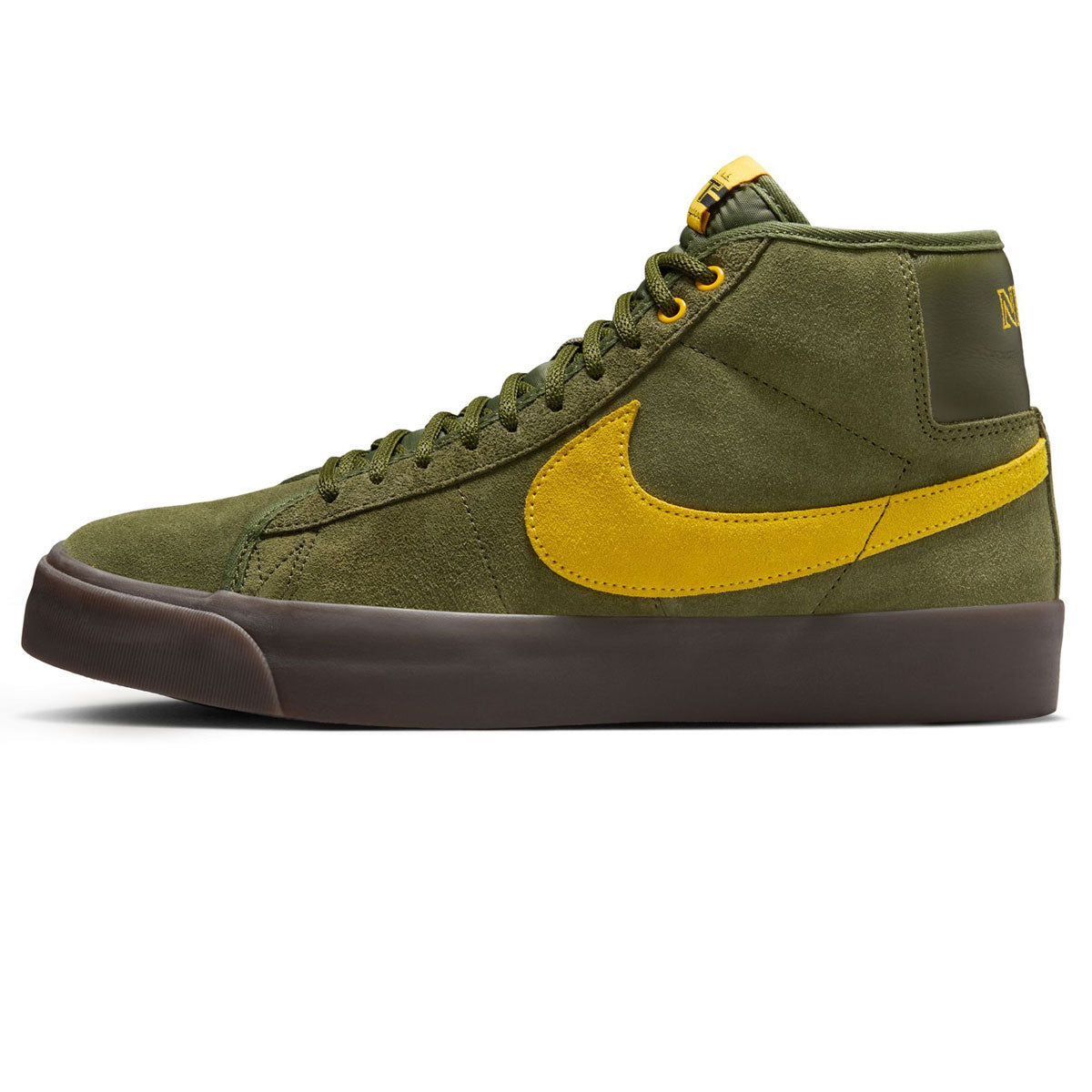 Nike SB x Anti-Hero Zoom Blazer Mid Shoes - Rough Green/Amarillo image 2