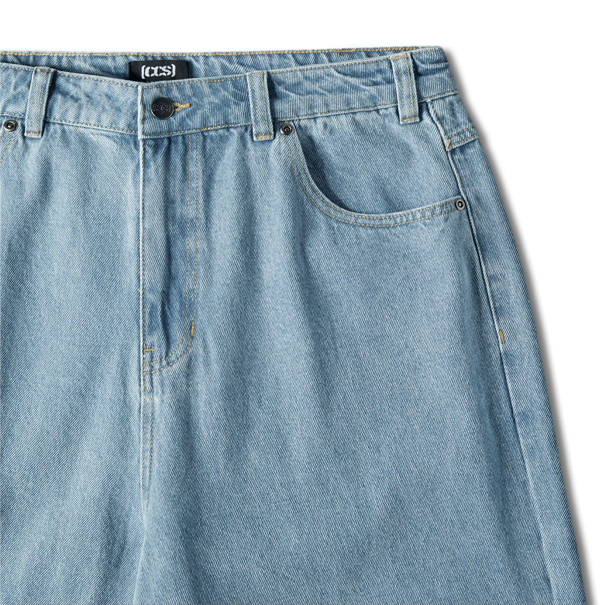 CCS Baggy Taper Denim Jeans - Light Wash image 7