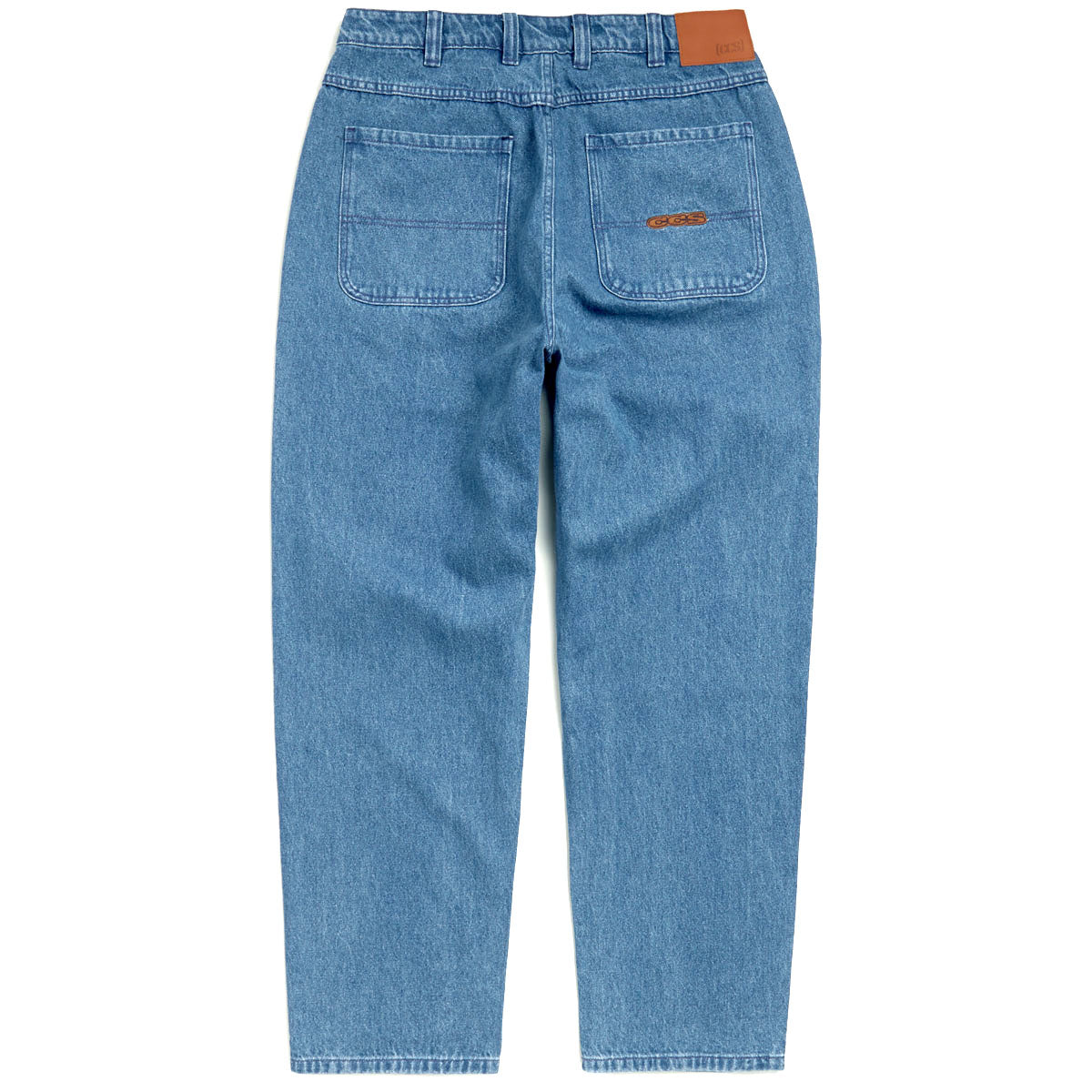 CCS Baggy Taper Denim Jeans - Medium Wash image 6