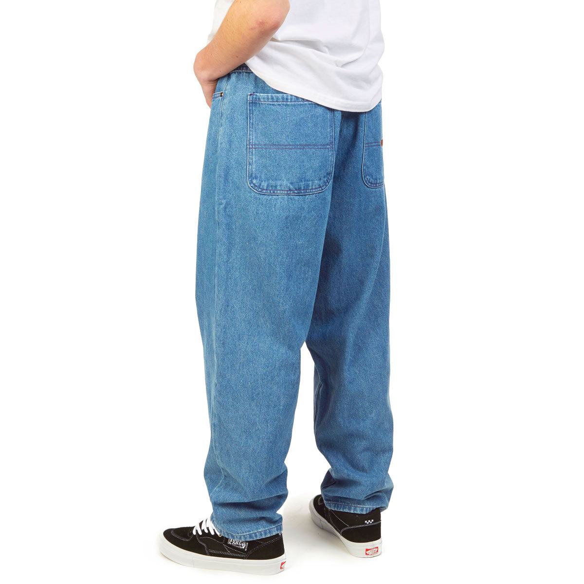 CCS Baggy Taper Denim Jeans - Medium Wash image 3
