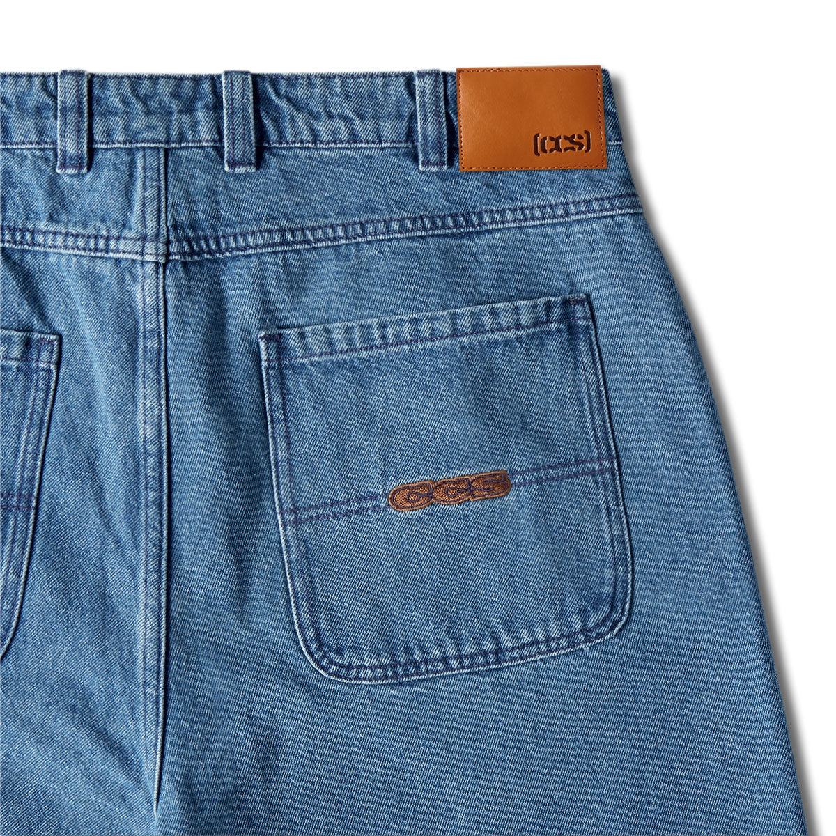 CCS Baggy Taper Denim Jeans - Medium Wash image 8