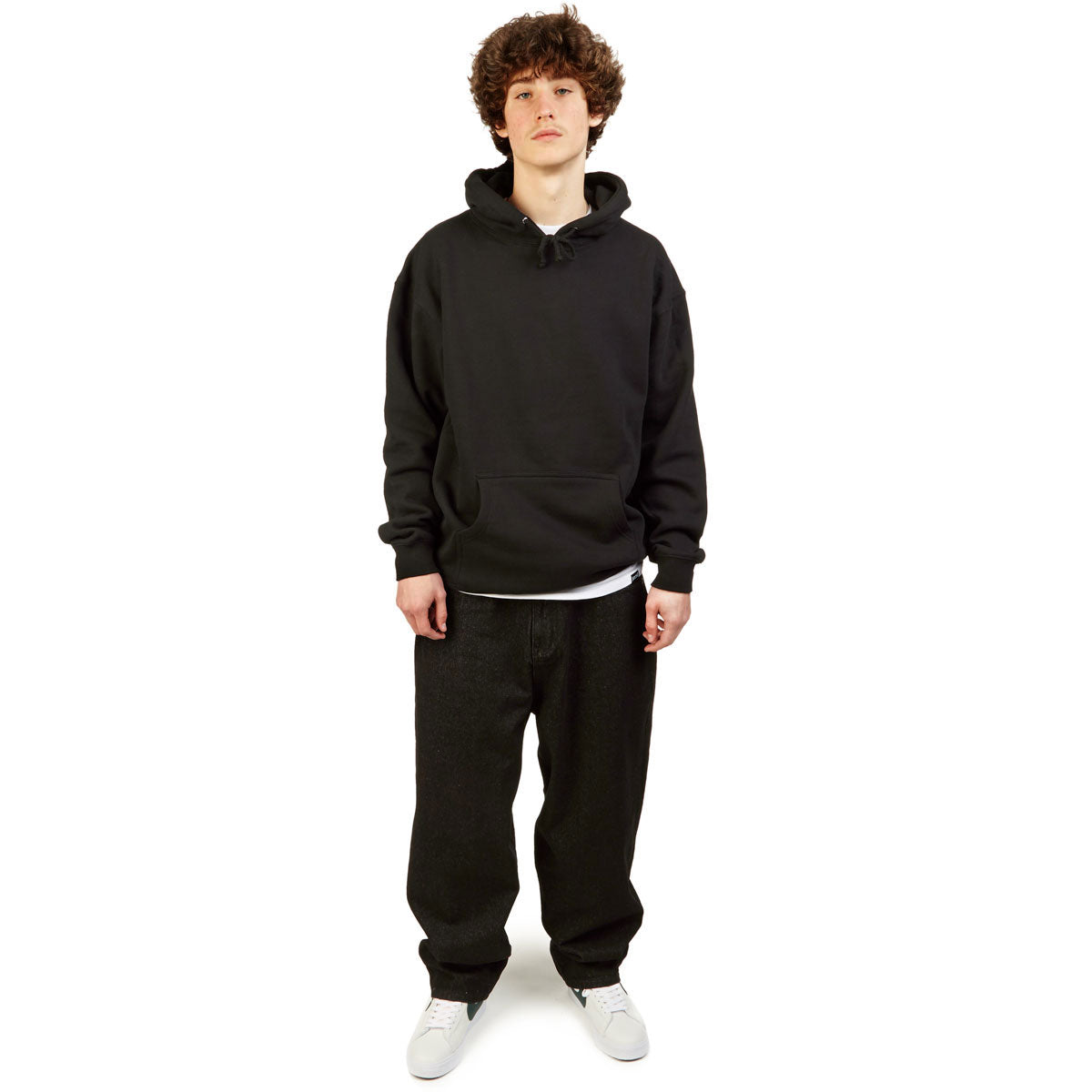 CCS Baggy Taper Denim Jeans - Black image 3