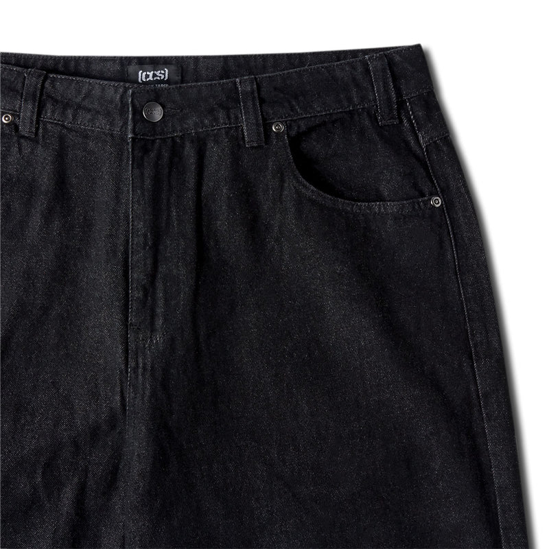 CCS Baggy Taper Denim Jeans - Black