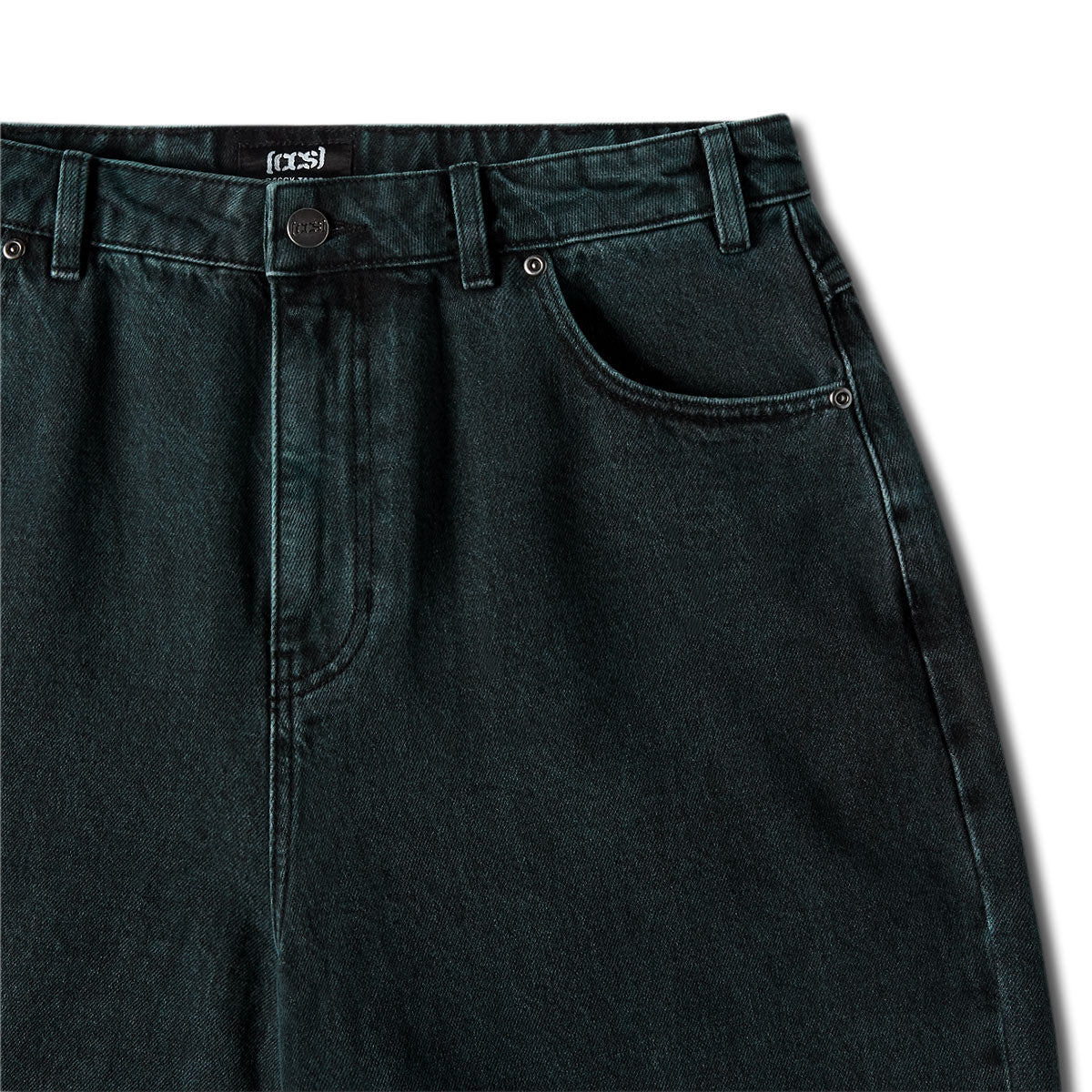 CCS Baggy Taper Denim Jeans - RL Acid Green image 7