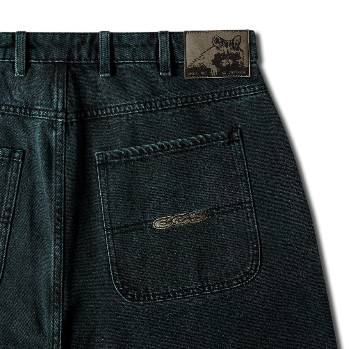 CCS Baggy Taper Denim Jeans - RL Acid Green image 8
