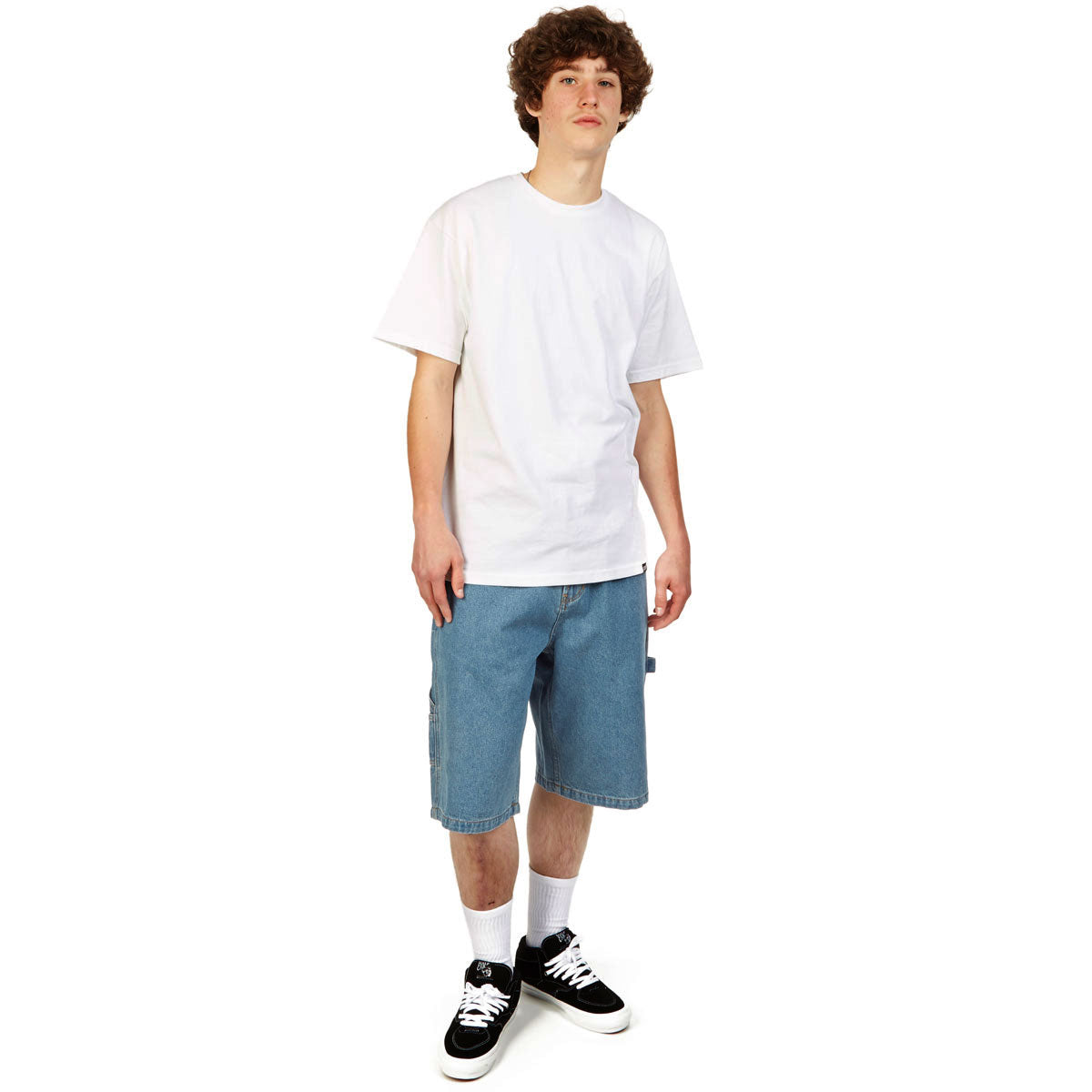 CCS Hammer Loop Jean Shorts - Medium Wash image 3