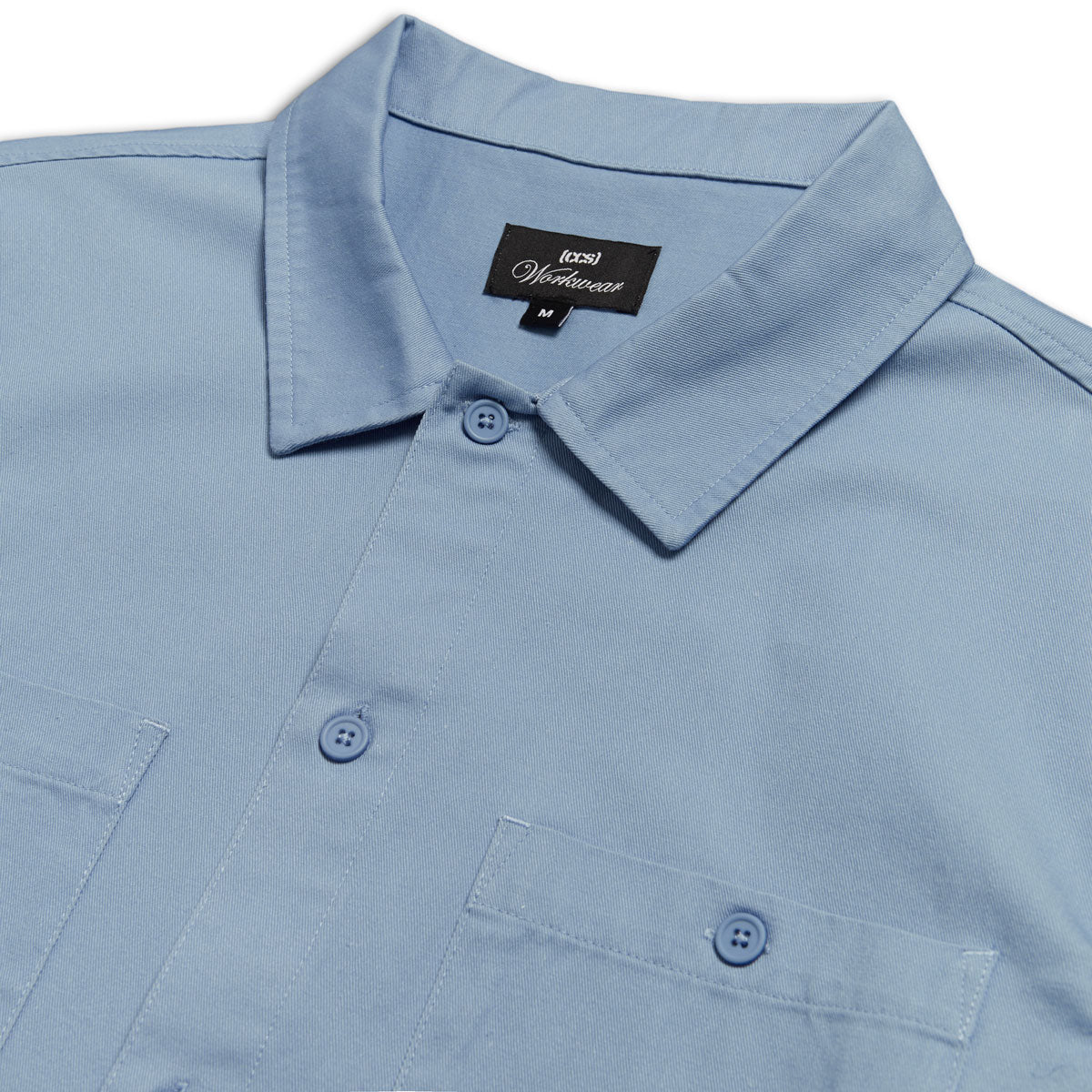 CCS Custom Embroidered Work Shirt - Light Blue image 4