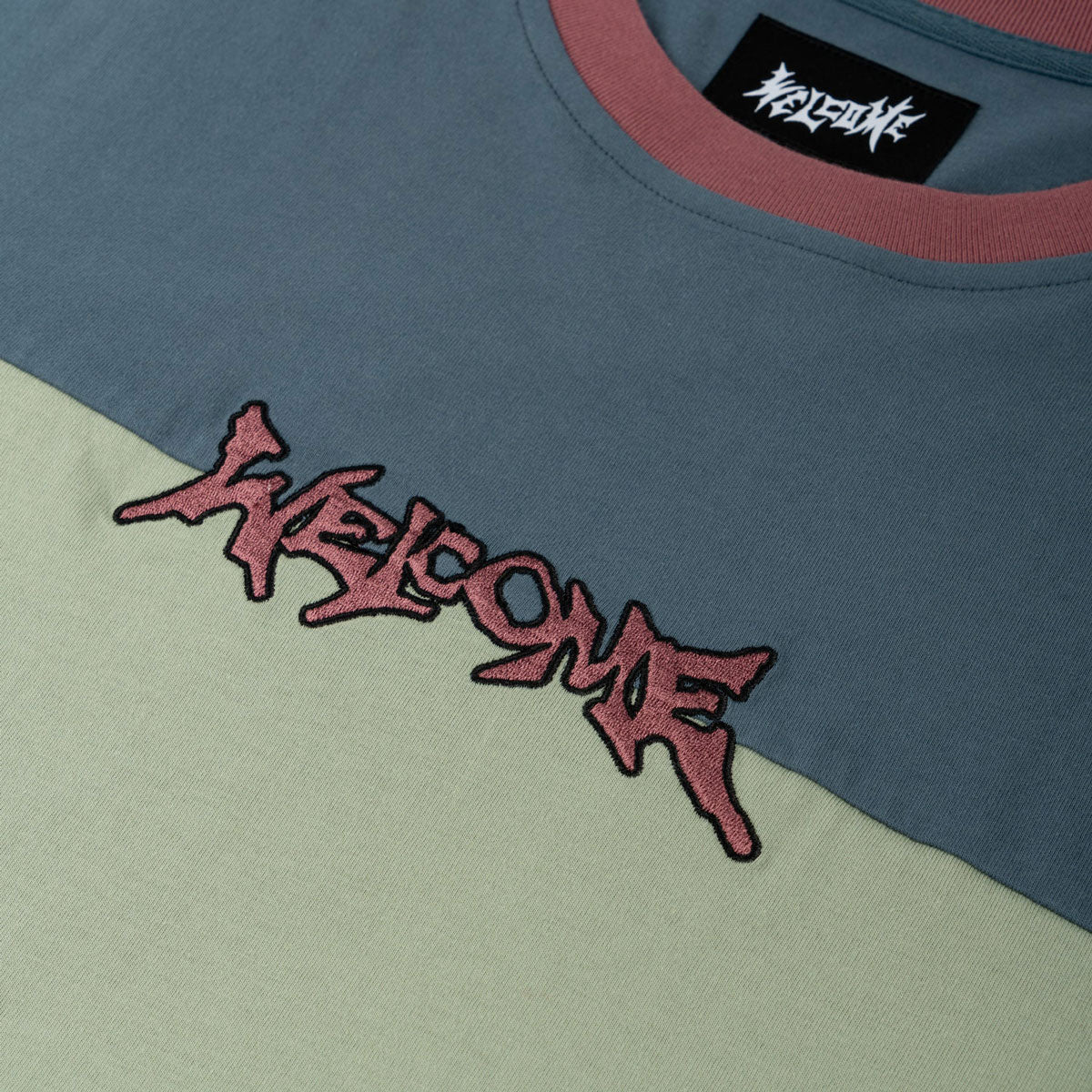 Welcome Gridiron Football T-Shirt - Deep Slate/Lily image 2