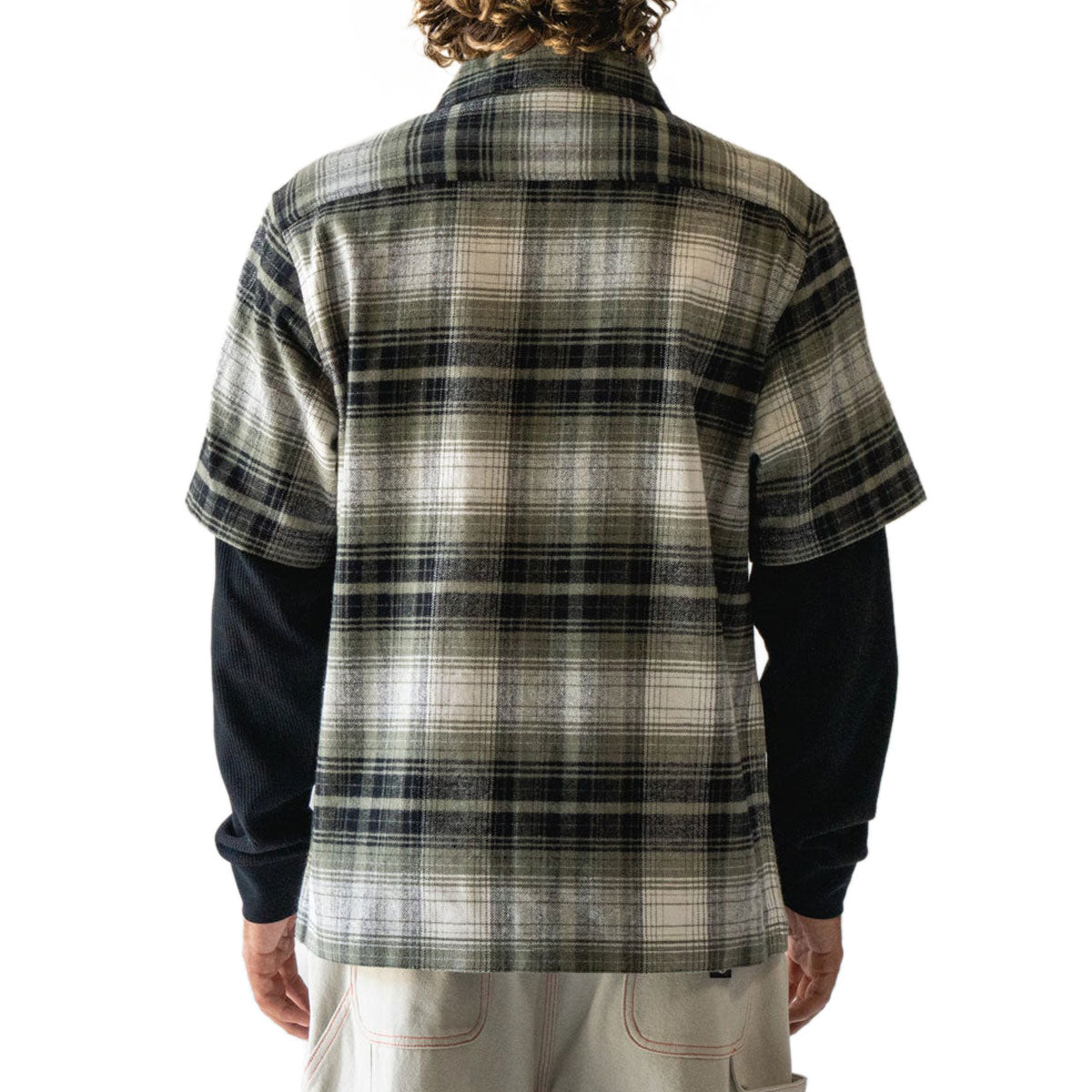 Welcome Lair Woven Plaid Thermal Shirt - Olive, – CCS