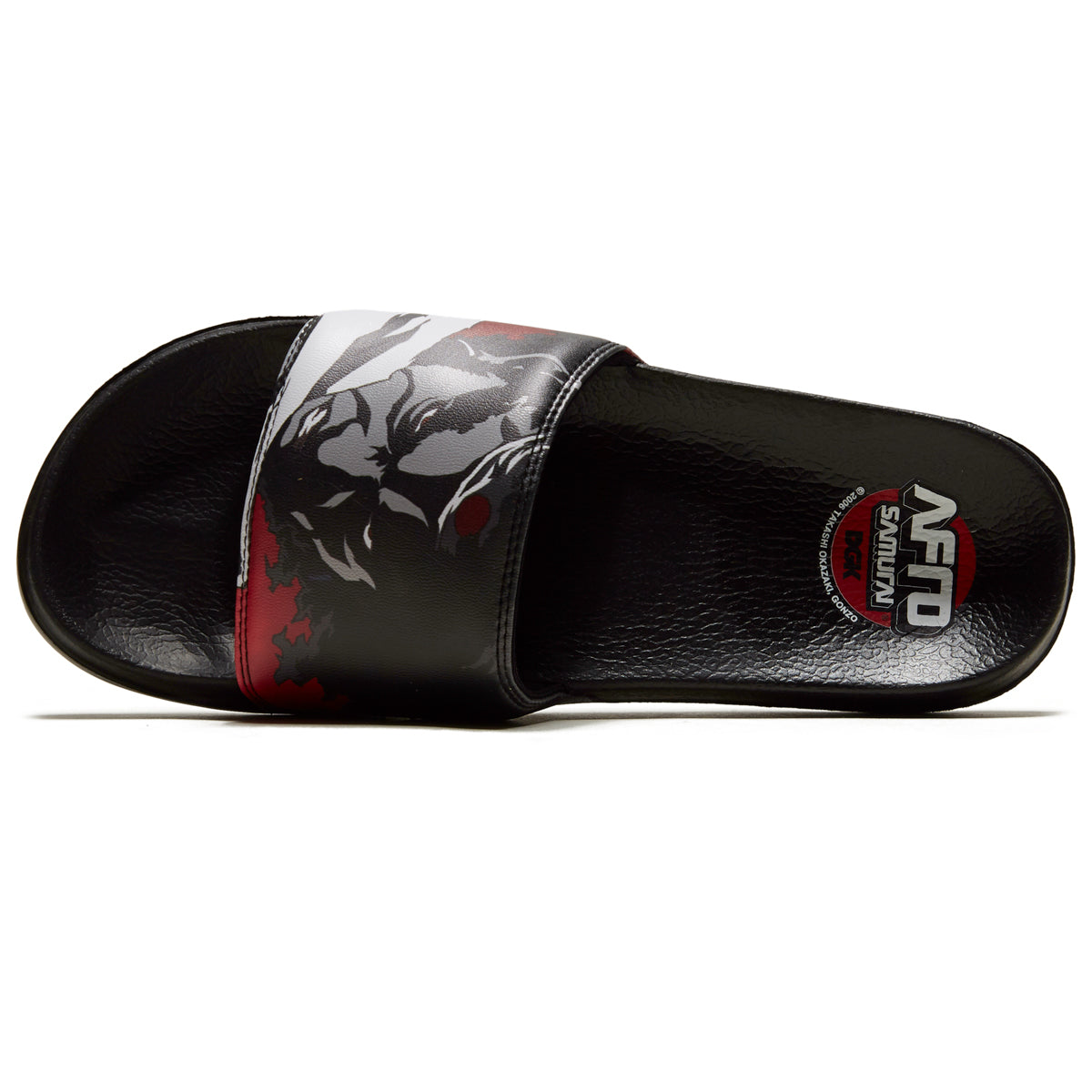 DGK x Afro Samurai Afro Slides Shoes - Black image 3