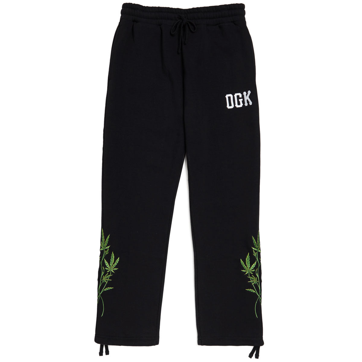 DGK Lay Low Fleece Pants - Black image 1