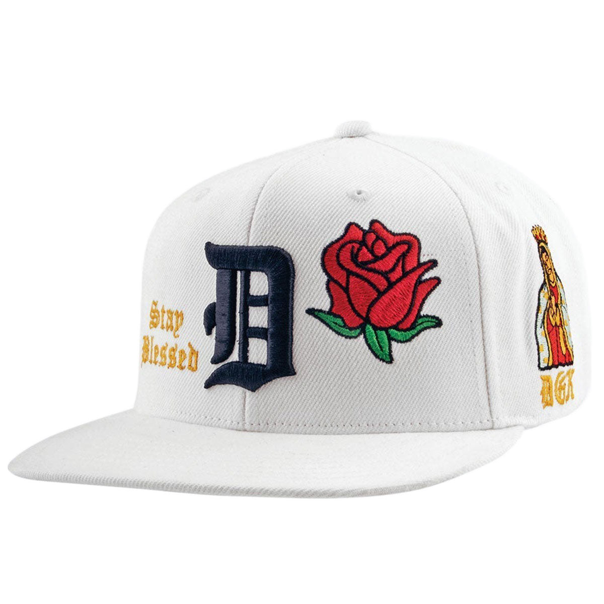 DGK Divine Snapback Hat - White image 1
