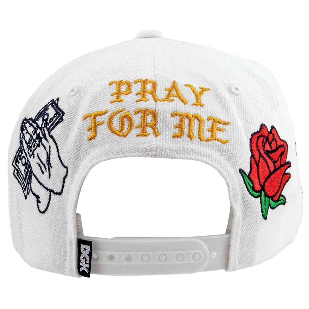 DGK Divine Snapback Hat - White image 2