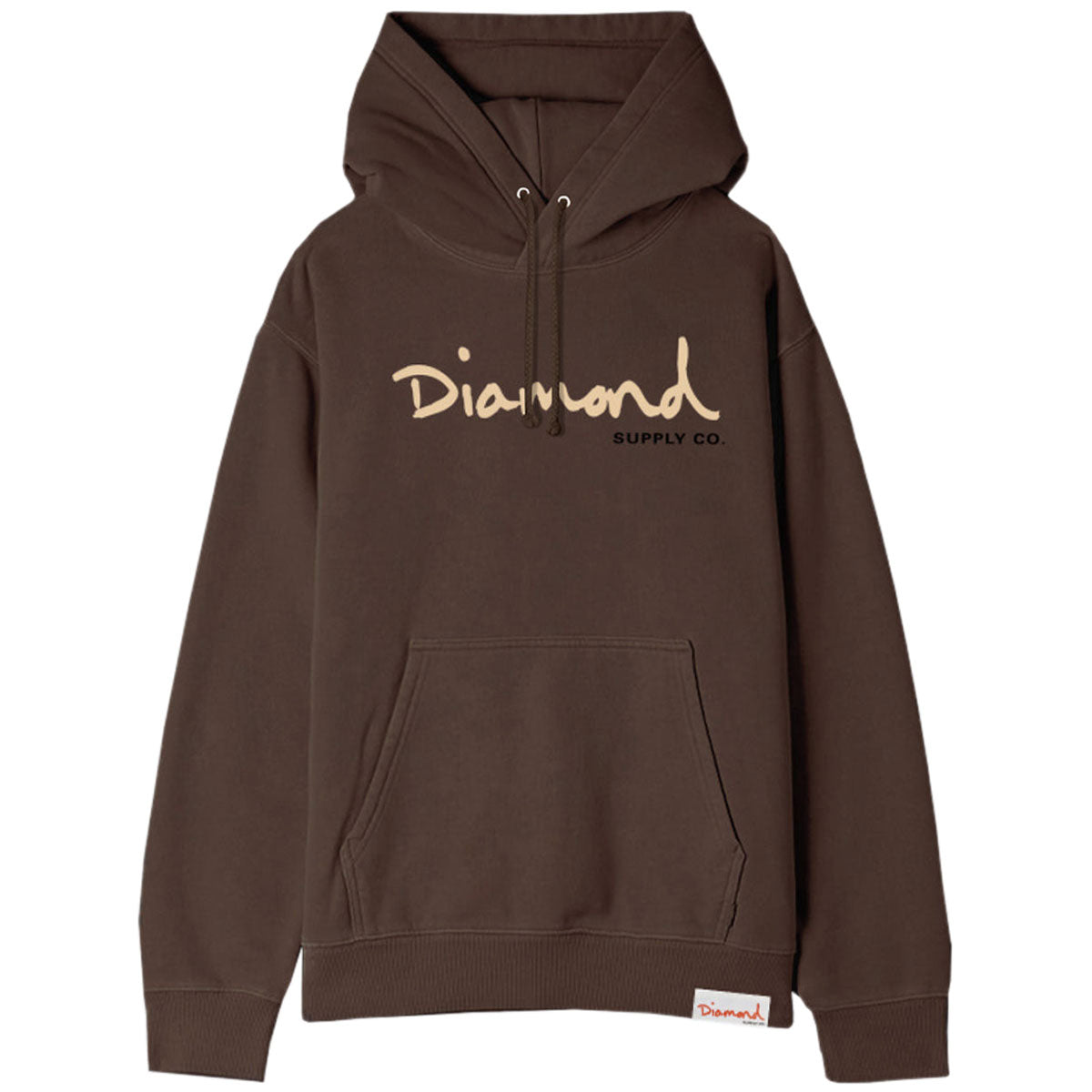 Diamond Supply Co. Og Script 2023 Hoodie - Brown image 1