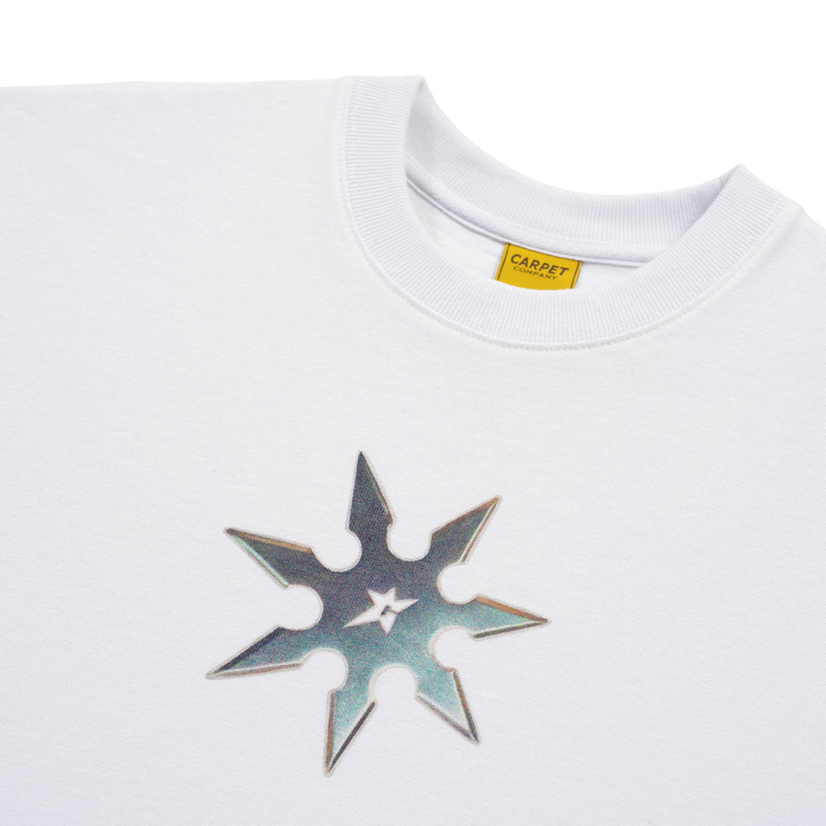 Carpet Company Throwing Star T-Shirt - White image 2