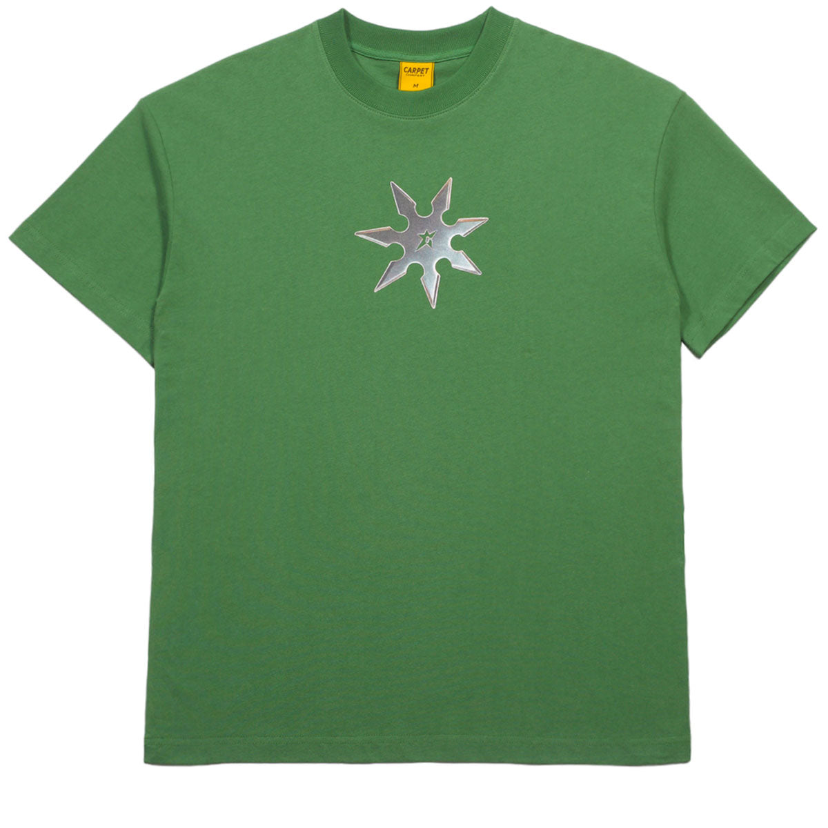 Carpet Company Throwing Star T-Shirt - Green image 1