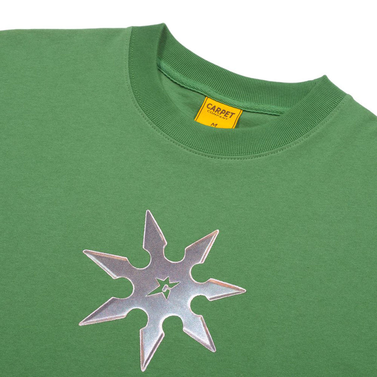 Carpet Company Throwing Star T-Shirt - Green image 2