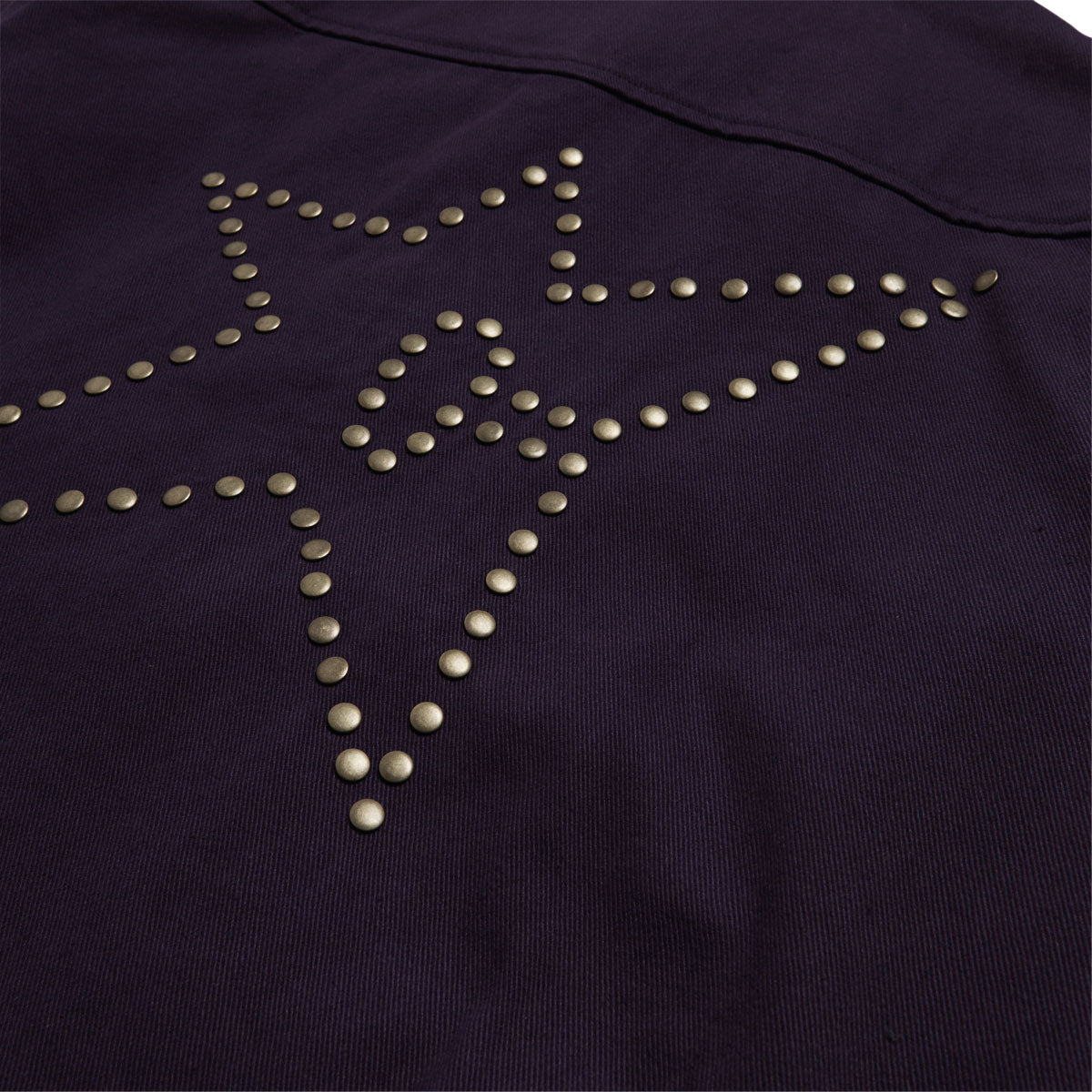 Carpet Company Studded Denim Jacket - Purple image 4