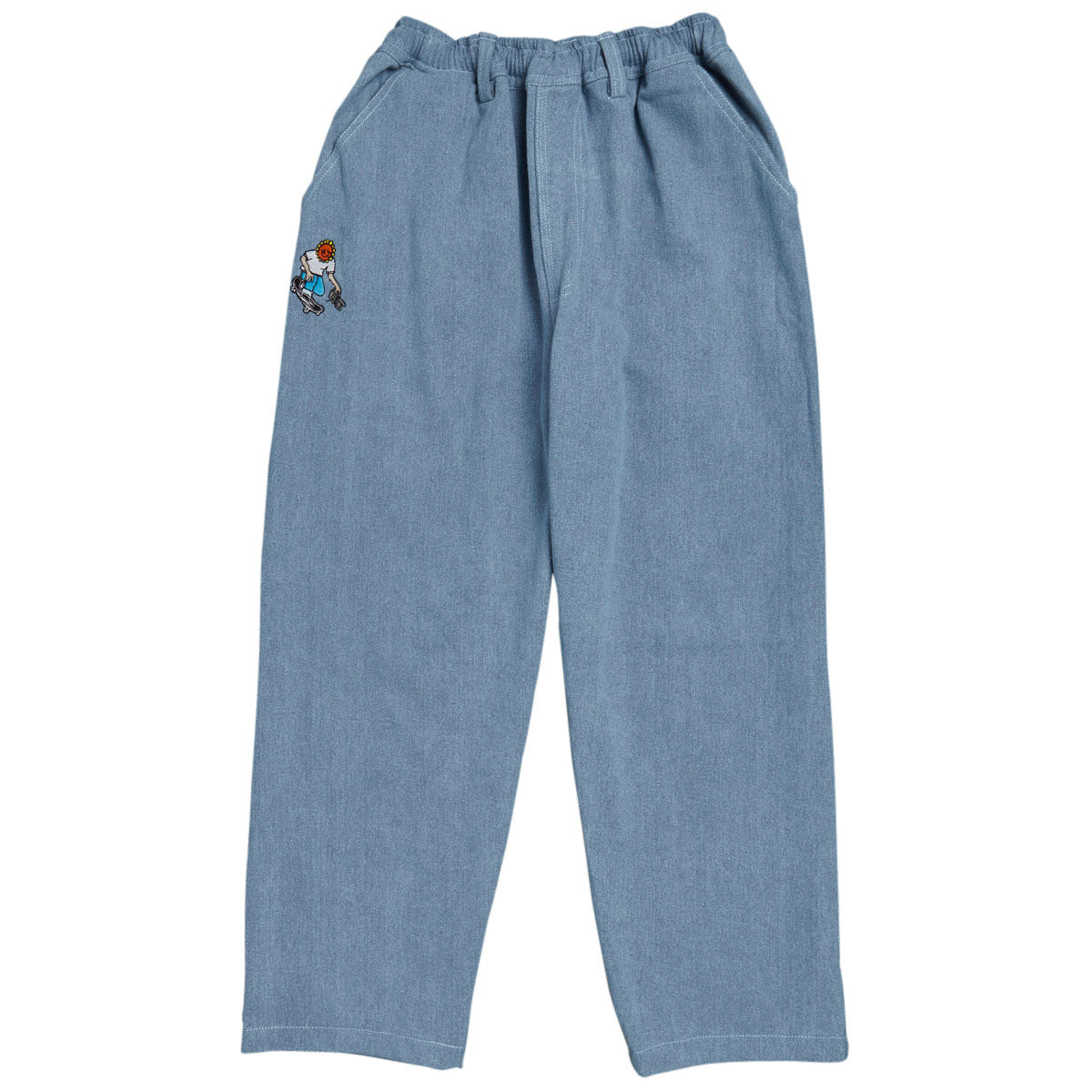 CCS Baggy Taper Denim Jeans - Light Wash