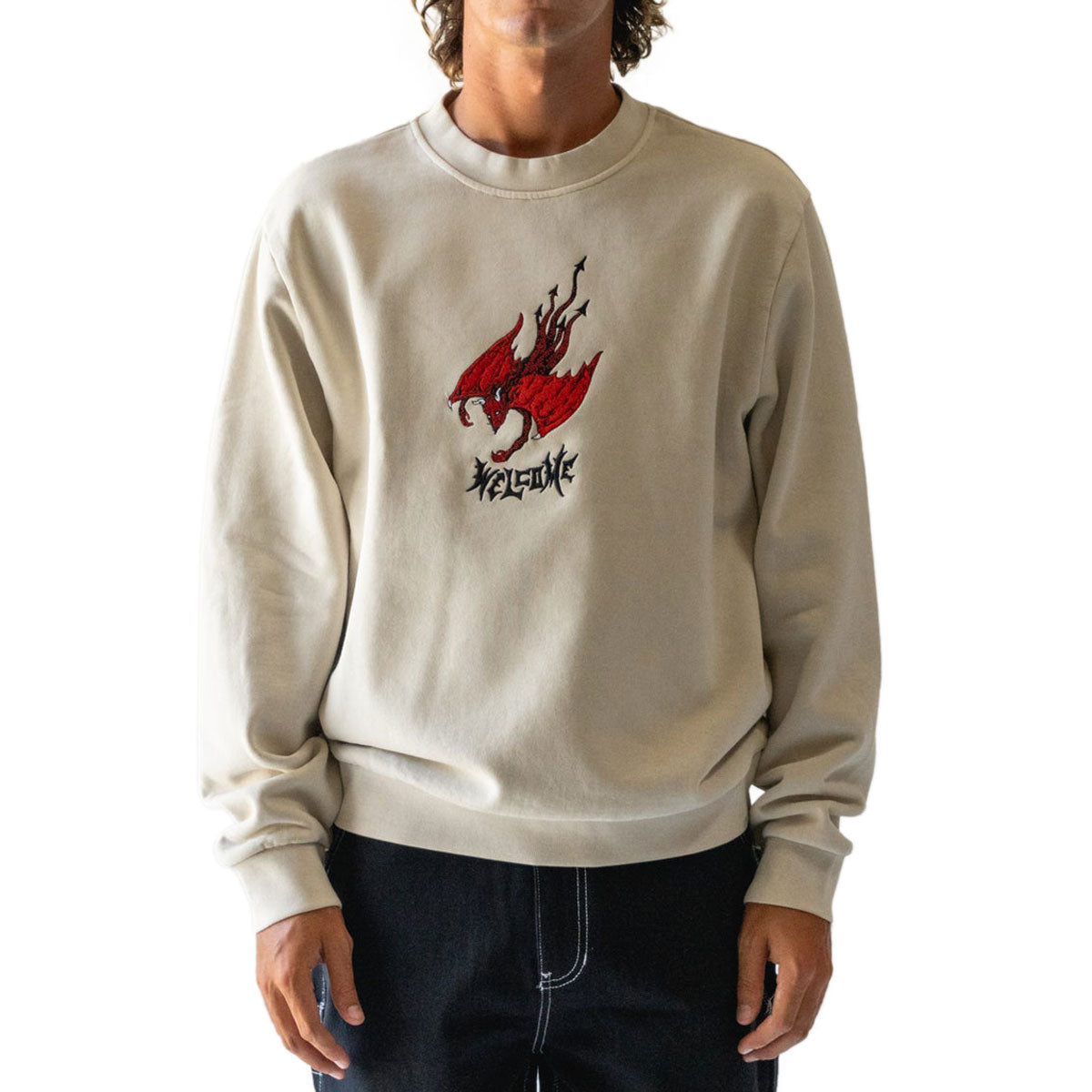 Welcome Diver Crew Sweatshirt - Moon image 2
