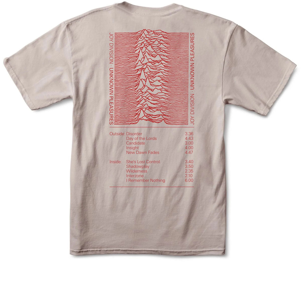 Color Bars x Joy Division Unknown Pleasures T-Shirt - Sand – CCS