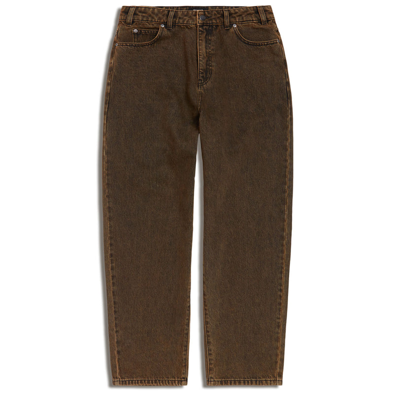 CCS Baggy Taper Denim Jeans - Acid Brown