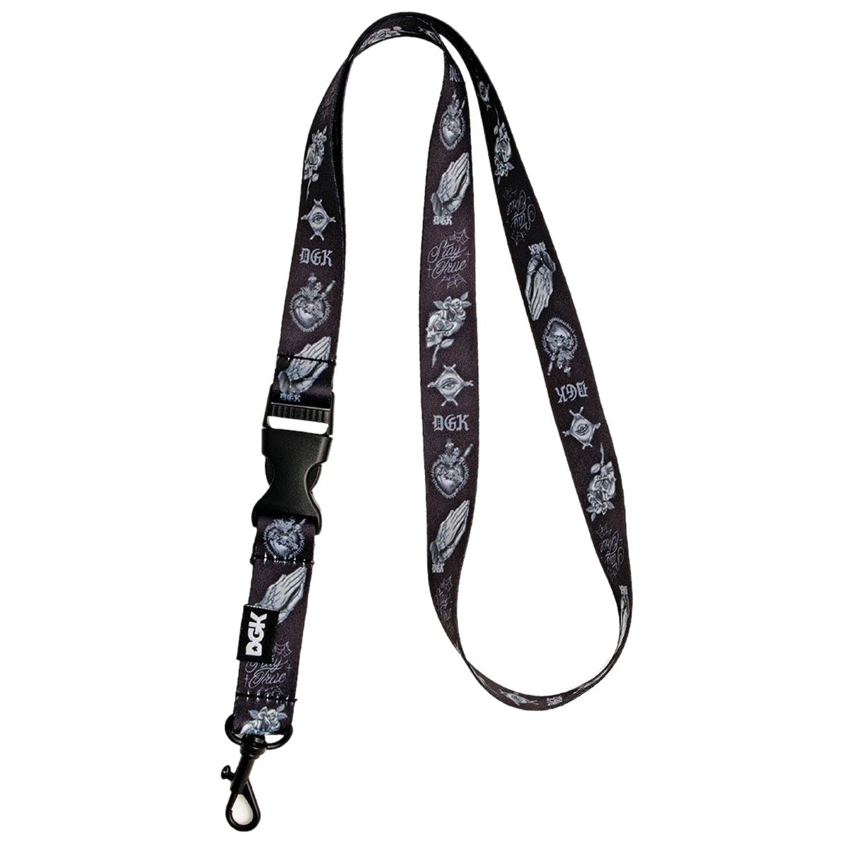 DGK Stay True Lanyard Accessories - Black image 1