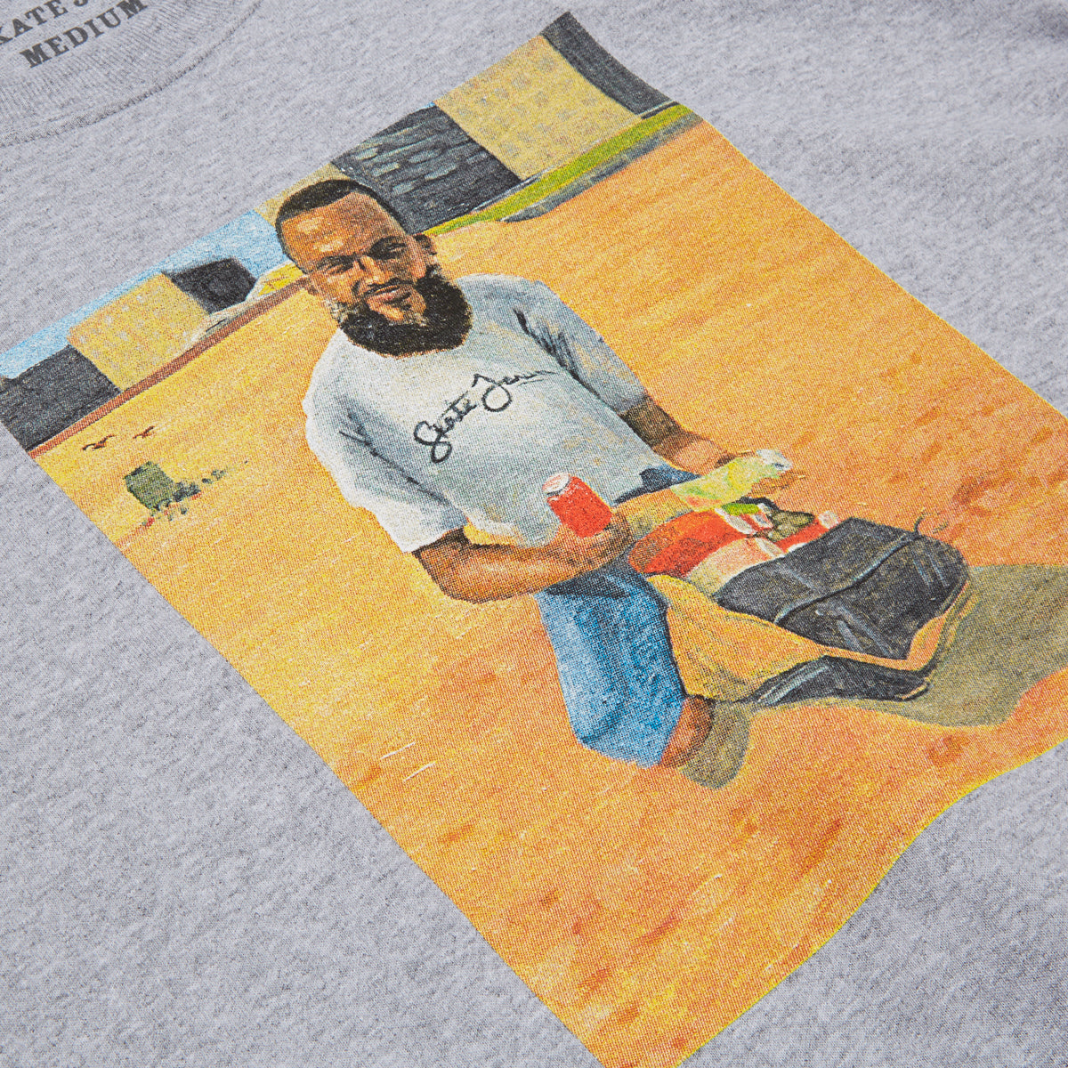Skate Jawn Nutcracker T-Shirt - Grey image 2