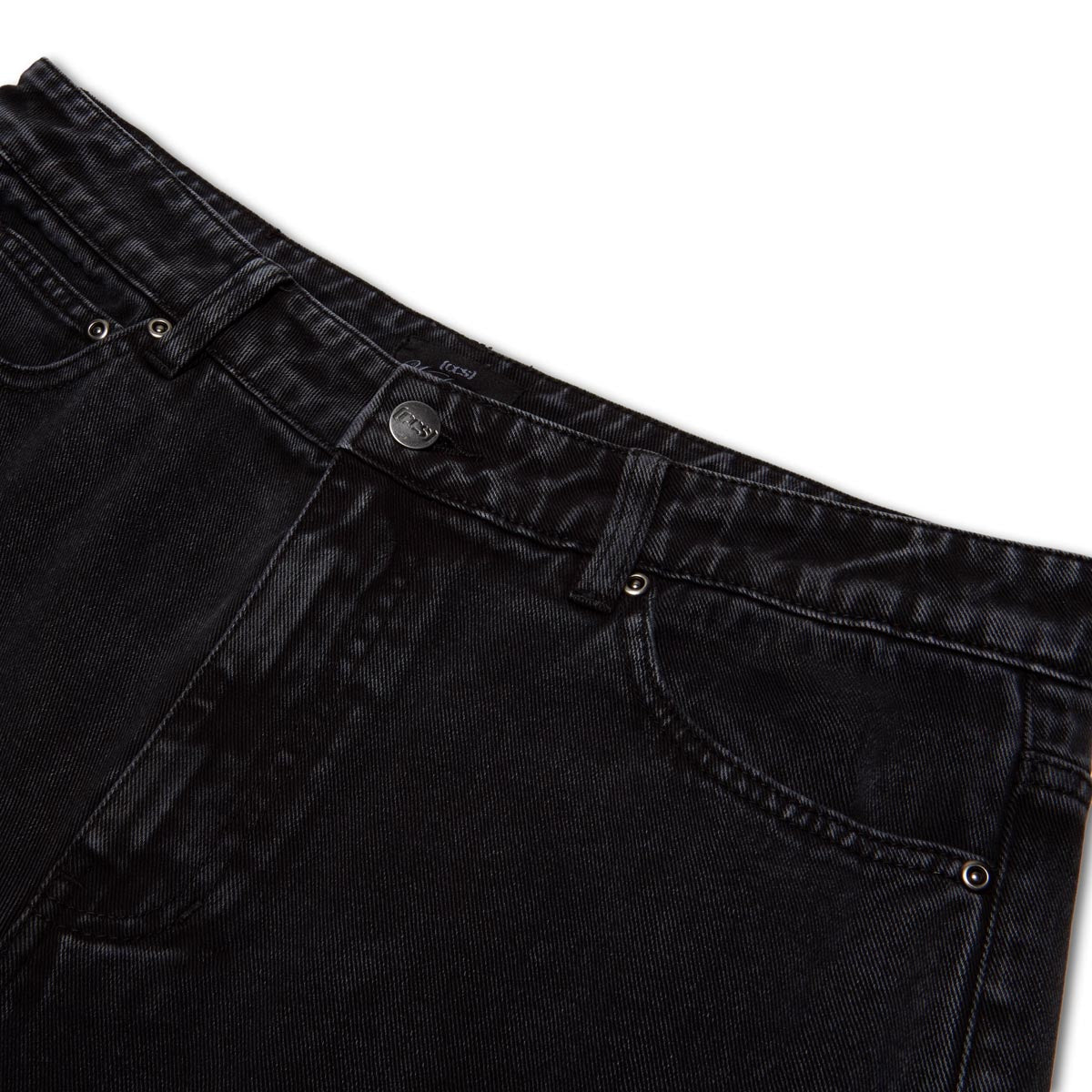 CCS Double Knee Original Relaxed Denim Jeans - Acid Black image 5