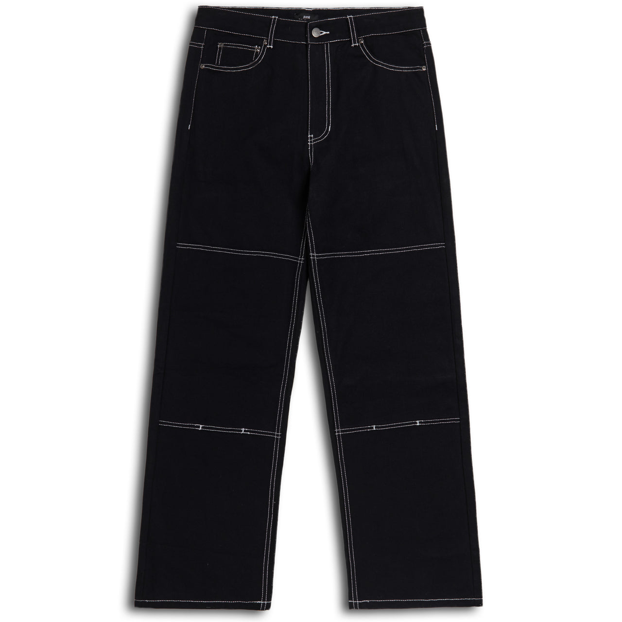 CCS Double Knee Original Relaxed Canvas Pants - Black/White image 2