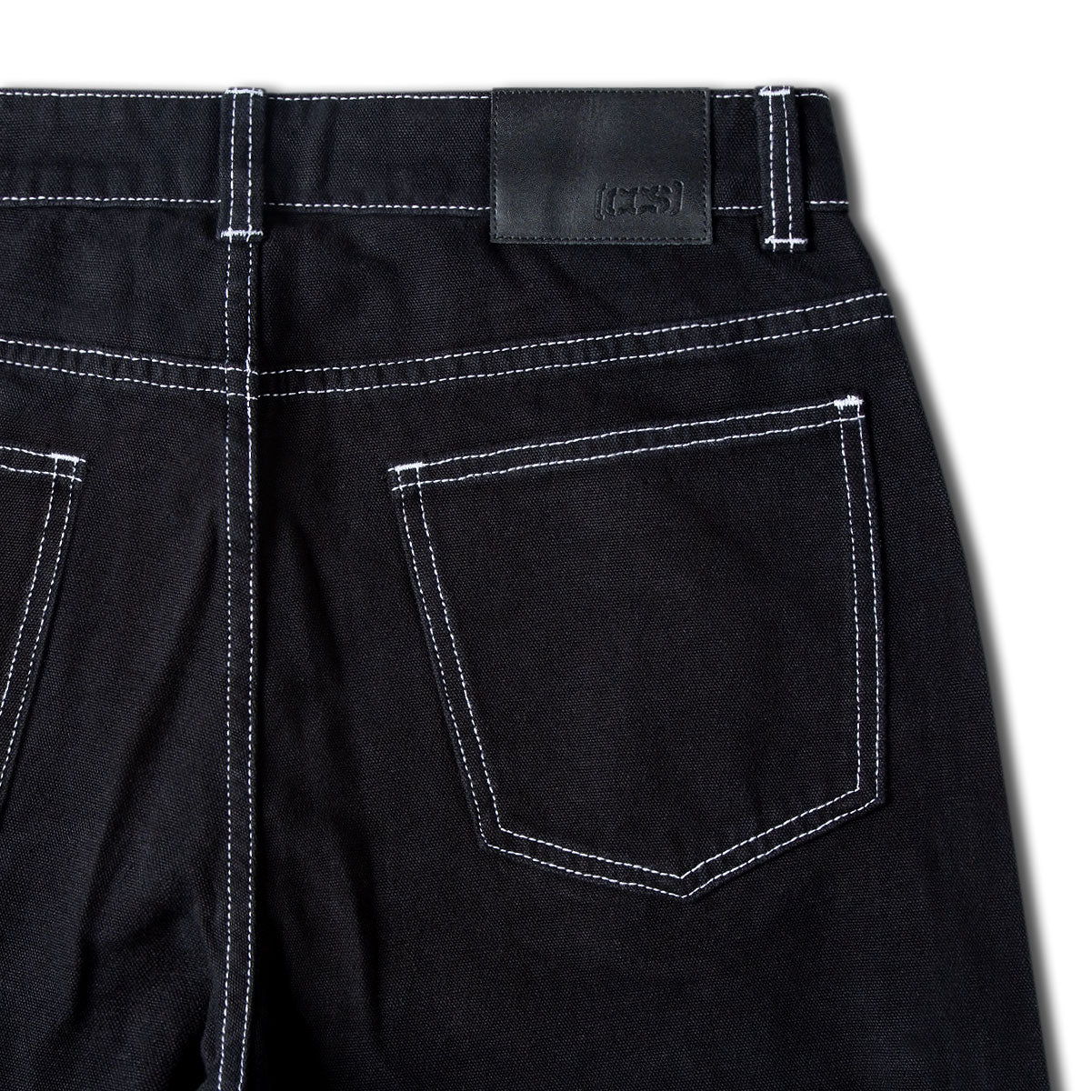 CCS Double Knee Original Relaxed Canvas Pants - Black/White image 7