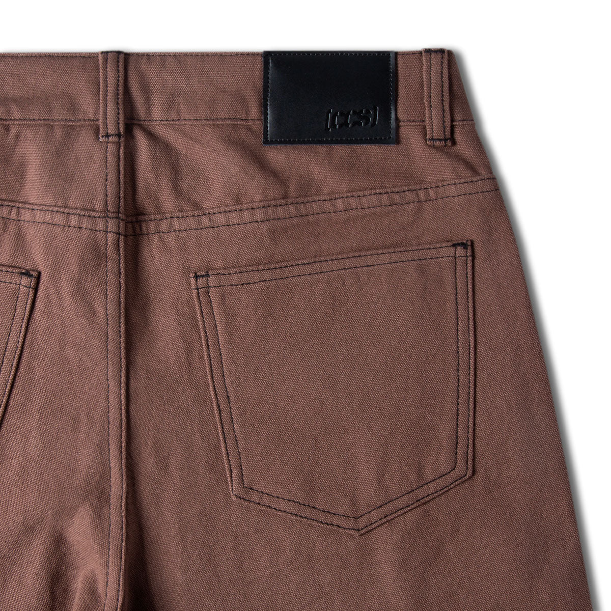 CCS Double Knee Original Relaxed Canvas Pants - Brown/Black image 7