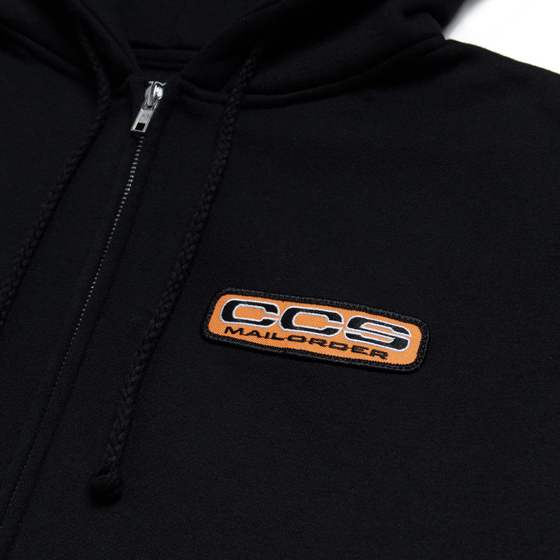 CCS Mailorder Patch Zip Hoodie - Black/Orange