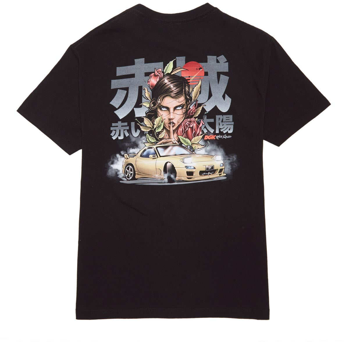 DGK Red Future T-Shirt - Black image 2