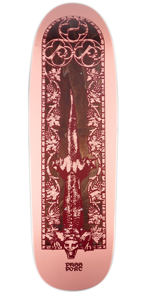 Passport Gargoyle Spade Skateboard Deck - Lizard - 8.875