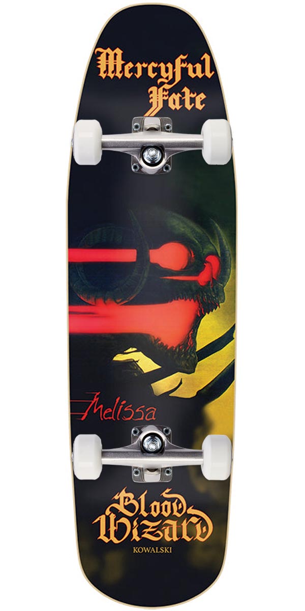 Blood Wizard x Mercyful Fate Kowalski Shaped Skateboard Complete - 9.00