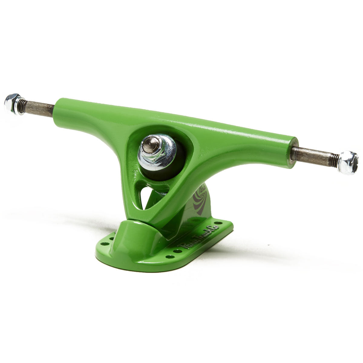 Paris V2 150mm 50 Degree Longboard Trucks - Green/Green image 1