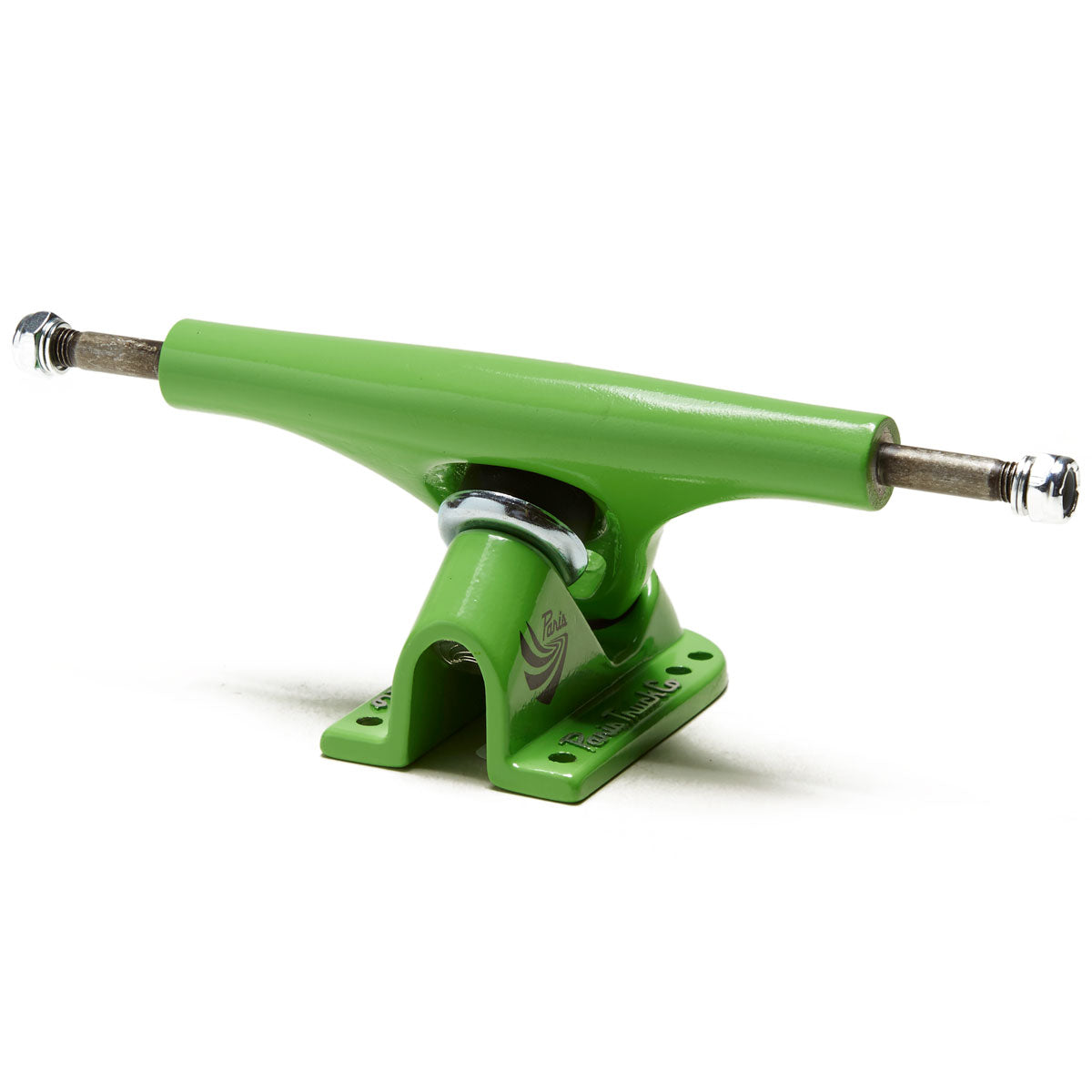 Paris V2 150mm 50 Degree Longboard Trucks - Green/Green image 2